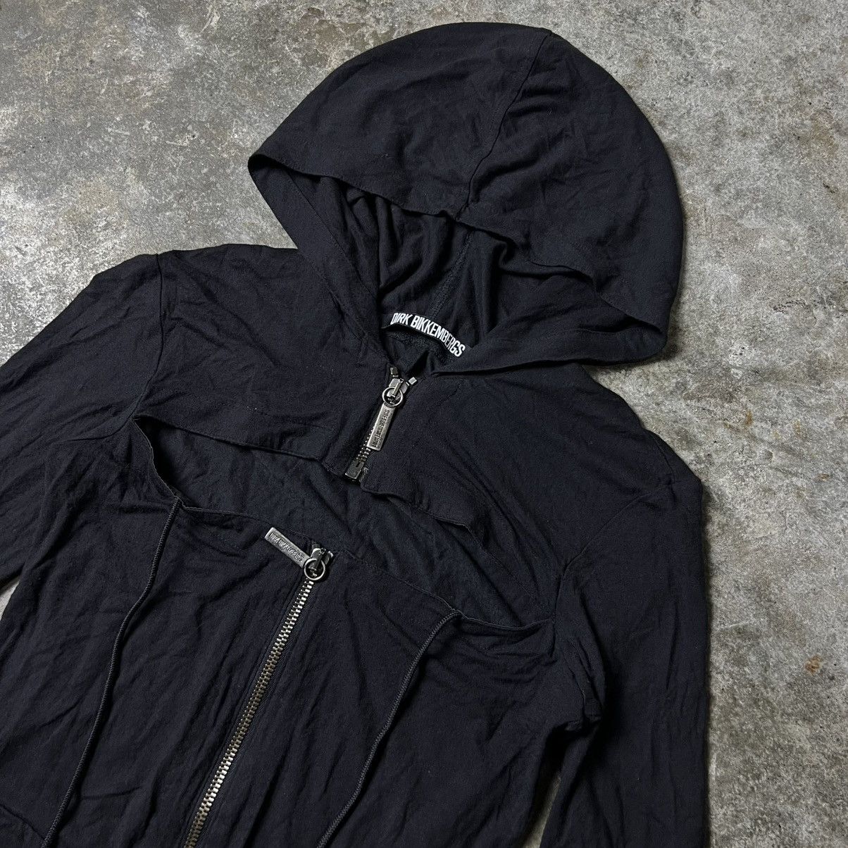 Dirk Bikkembergs Dirk Bikkembergs - Double Zip Cutout Hooded Jacket Size S / US 4 / IT 40 - 4 Thumbnail