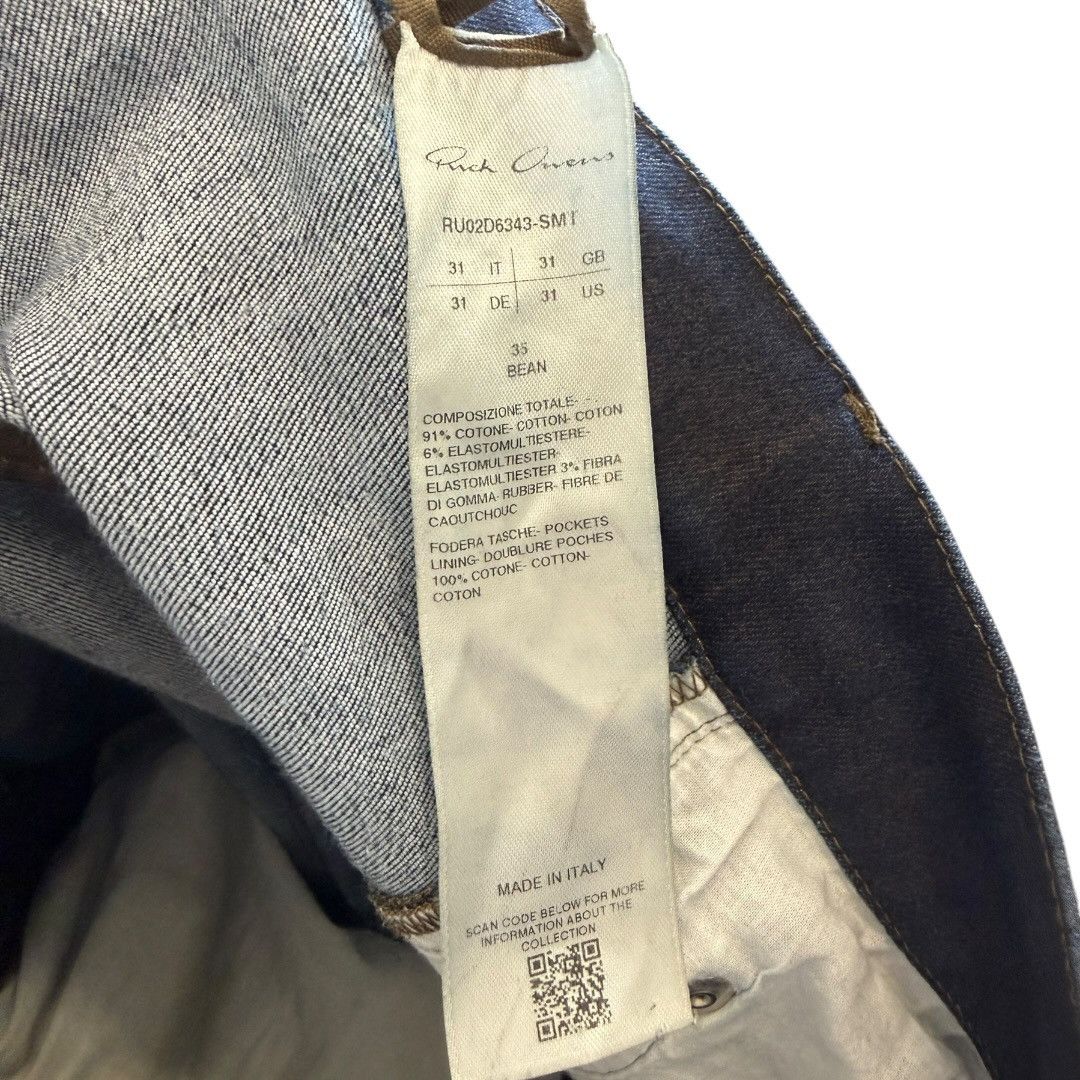 Rick Owens Rick Owens AW24 ‘Porterville’ Banana Bolan Waxed Bean Size US 32 / EU 48 - 6 Thumbnail