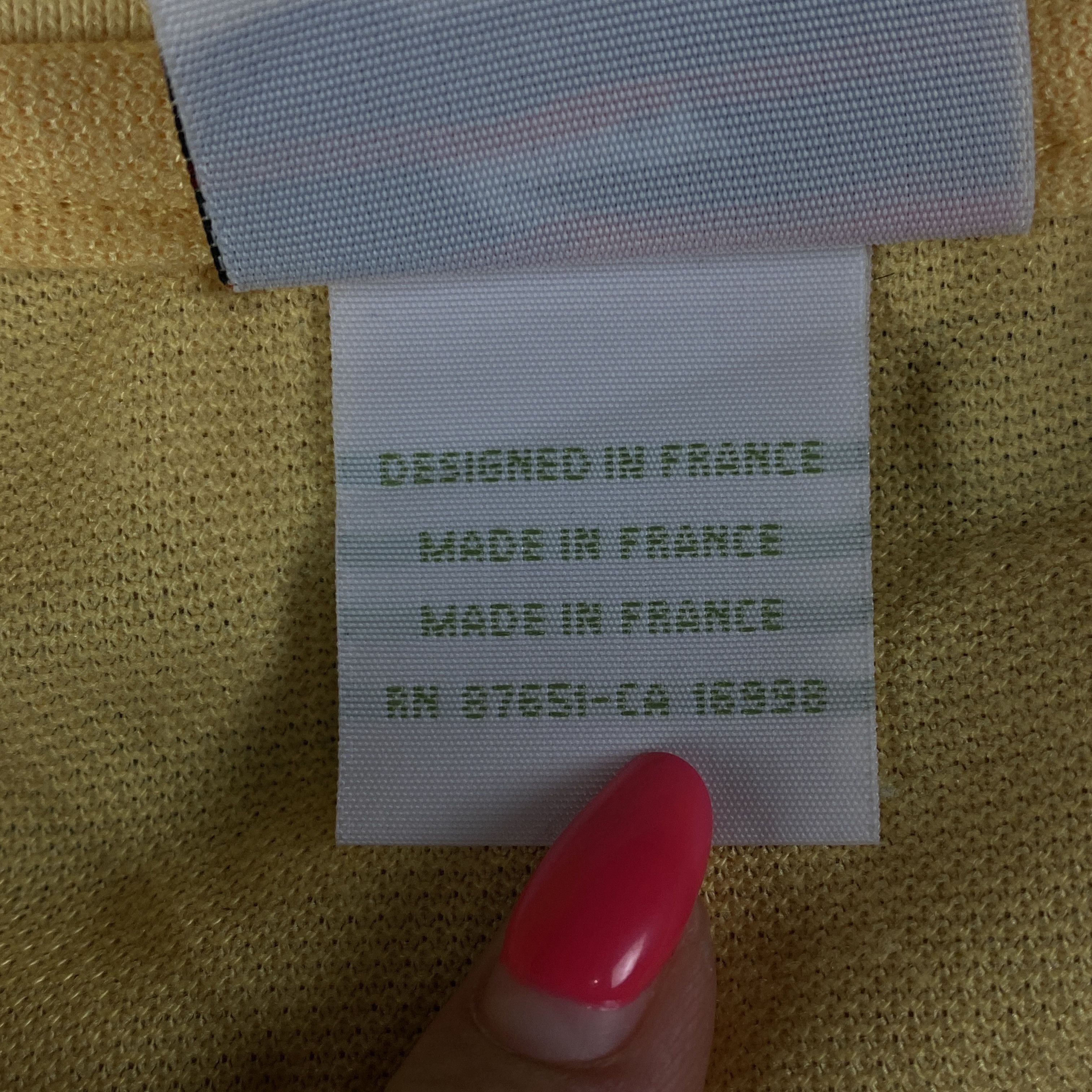 Lacoste × Vintage Men’s Polo T-Shirt Lacoste Vintage Size 5-M/L Yellow Size US M / EU 48-50 / 2 - 5 Thumbnail
