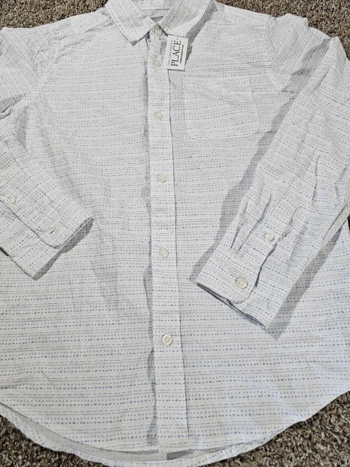 Designer Children's Place Shirt Boys Size XL 14 White Button Up NWT Size US XXS / EU 40 - 2 Thumbnail