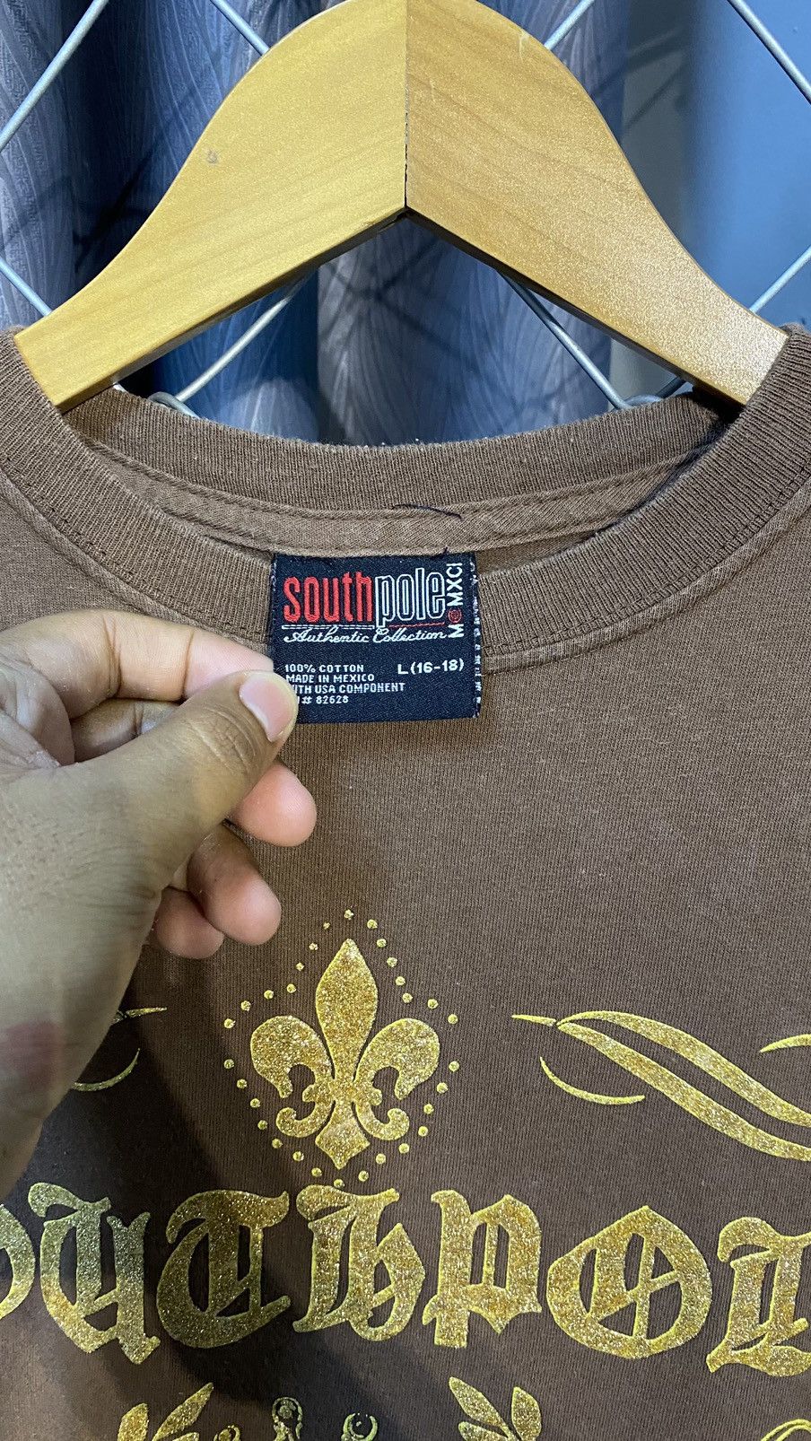 Japanese Brand × Southpole × Vintage SOUTHPOLE TSHIRT CHOCOLATE SKULL MEDIUM Size US M / EU 48-50 / 2 - 4 Thumbnail