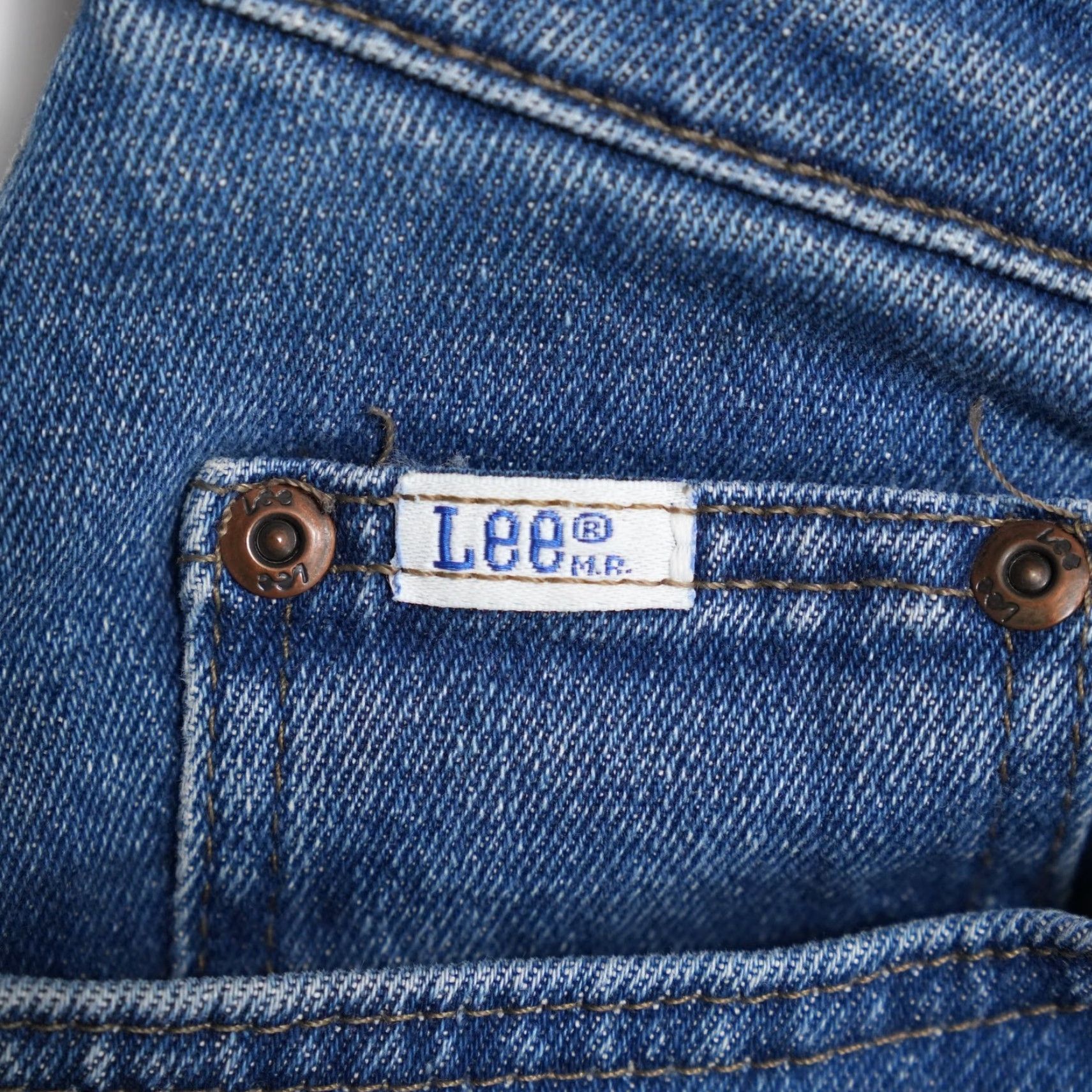 Lee VINTAGE Lee Mom Jeans Women 6 Blue Denim High Rise 12" Rise 31" Inseam 100% Cotton USA Size 26" / US 2 / IT 38 - 4 Thumbnail