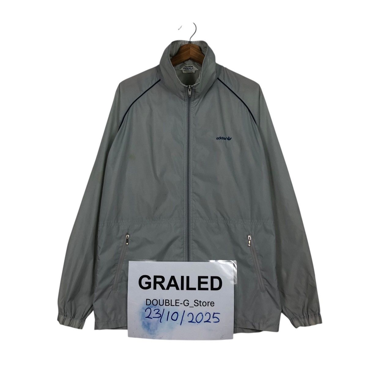 Adidas 📌Vintage 80's Adidas Light Zipper Jacket Size US M / EU 48-50 / 2 - 1 Thumbnail