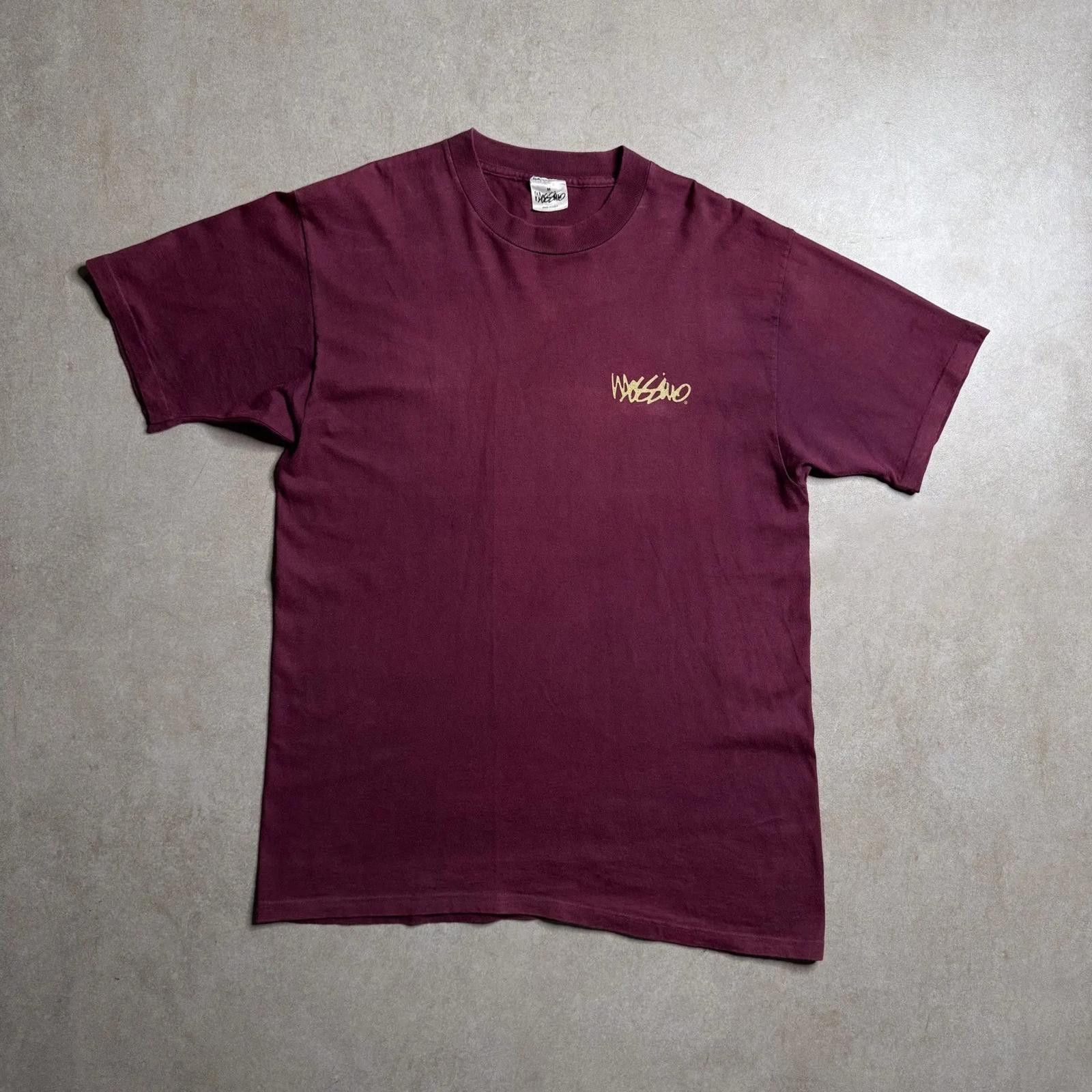 Mossimo Vintage Mossimo Burgandy T-shirt - XS Size US XS / EU 42 / 0 - 1 Thumbnail