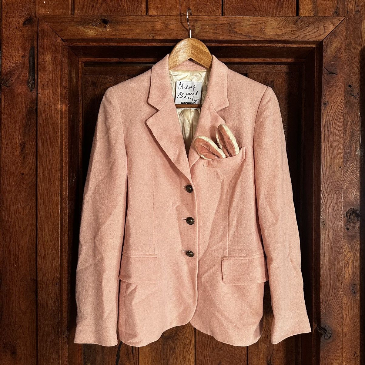 Moschino Vintage 90's Cheap and Chic Moschino Magician's Bunny Blazer Size S / US 4 / IT 40 - 1 Thumbnail