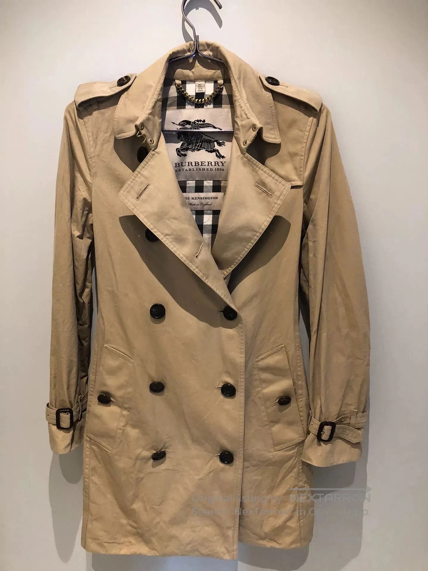 Burberry Burberry Kensington Women's Trench Coat. Size XS / US 0-2 / IT 36-38 - 1 Thumbnail