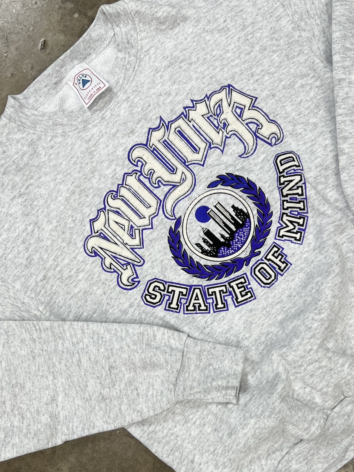 Vintage Vintage New York NYU State of Mind Crewneck Large Size US L / EU 52-54 / 3 - 1 Thumbnail