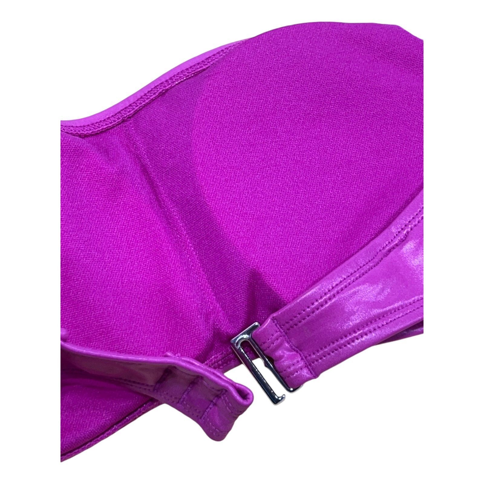 Other Wild Fable - Women's Faux Leather Bandeau Bikini Top - Pink Size ONE SIZE - 15 Thumbnail
