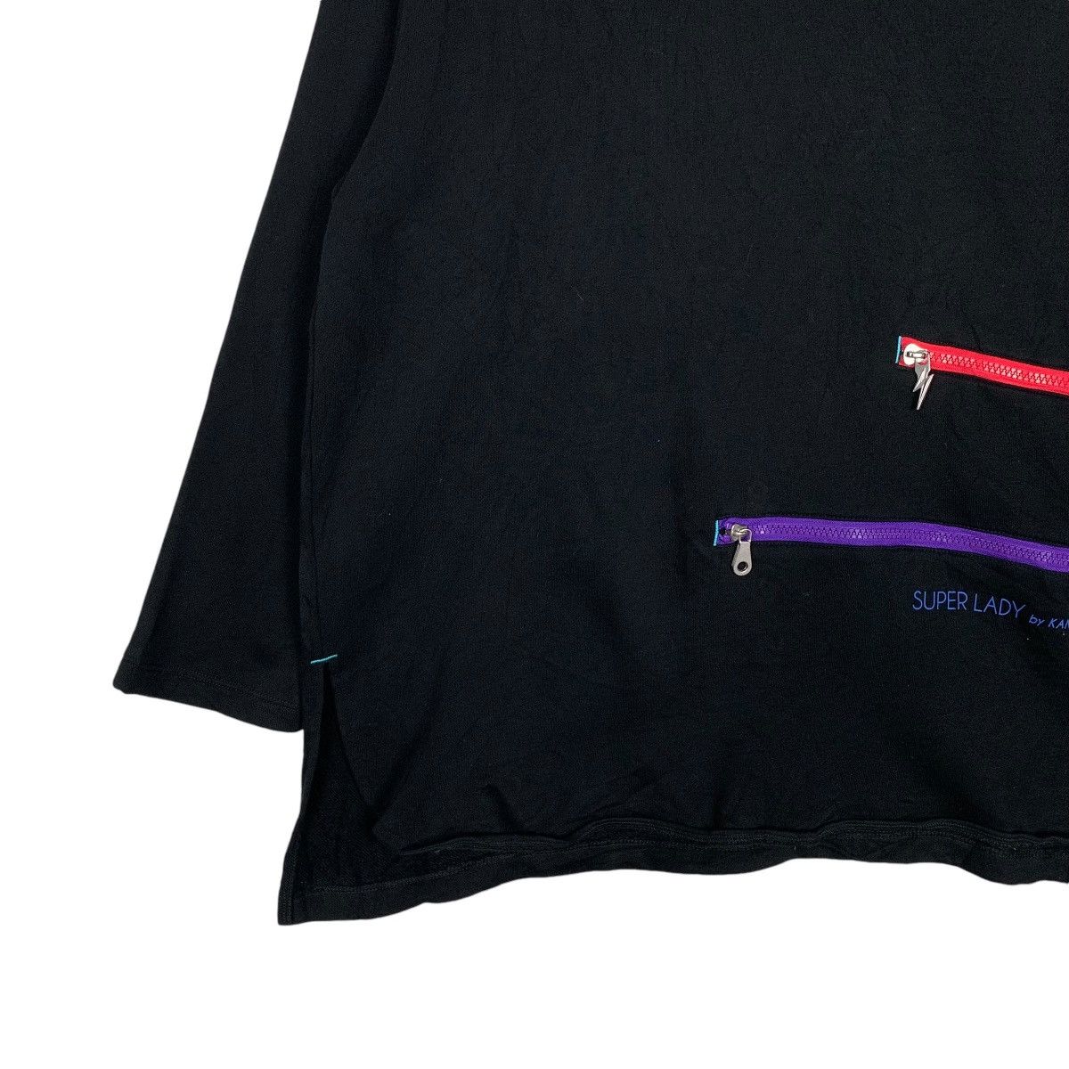 Japanese Brand SUPER LADY by Kansai Yamamoto Sweater #1537-C69 Size XXL / US 16-18 / IT 52-54 - 3 Thumbnail