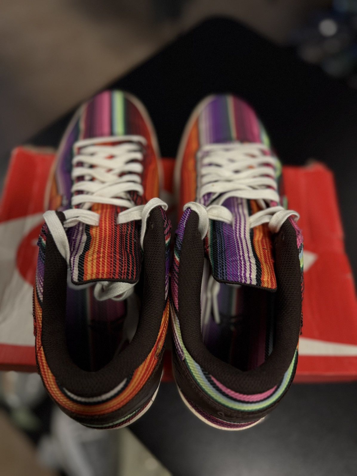 Nike Kobe 8 NSW Mexican Blanket Multicolor Size 10.5 (2013) Size US 10.5 / EU 43-44 - 12 Thumbnail