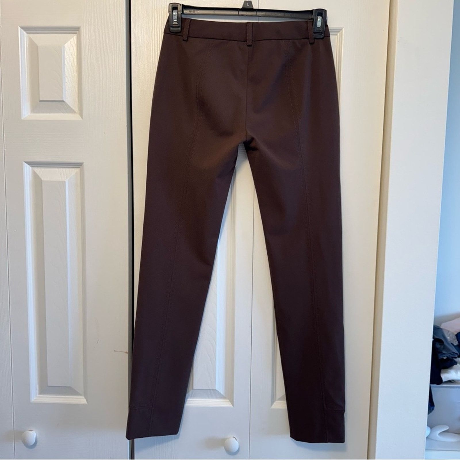Alberta Ferretti Alberta Ferretti Chocolate Brown Trousers, Size 4 Size 27" / US 4 / IT 40 - 6 Thumbnail