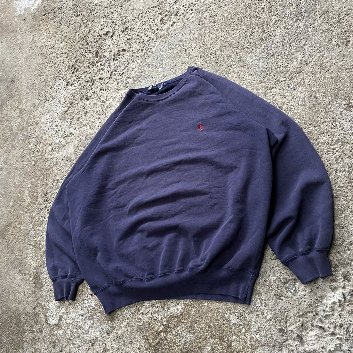 Polo Ralph Lauren × Vintage POLO RALPH LAUREN CREWNECK 🔵 Size US XL / EU 56 / 4 - 2 Thumbnail