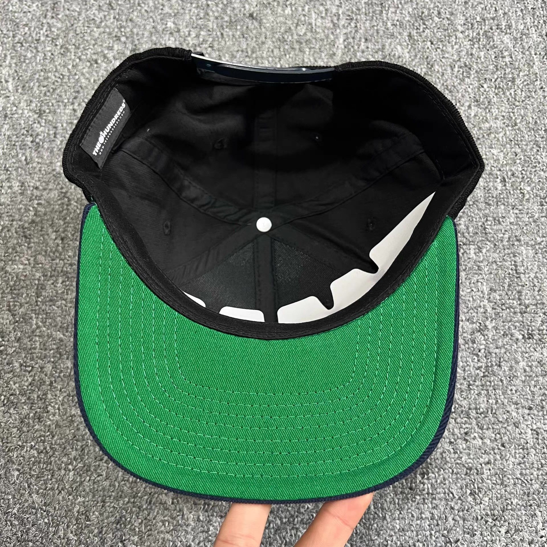 The Hundreds The Hundreds Bomb Embroidered Corduroy Baseball Visor Q7 Size ONE SIZE - 3 Thumbnail