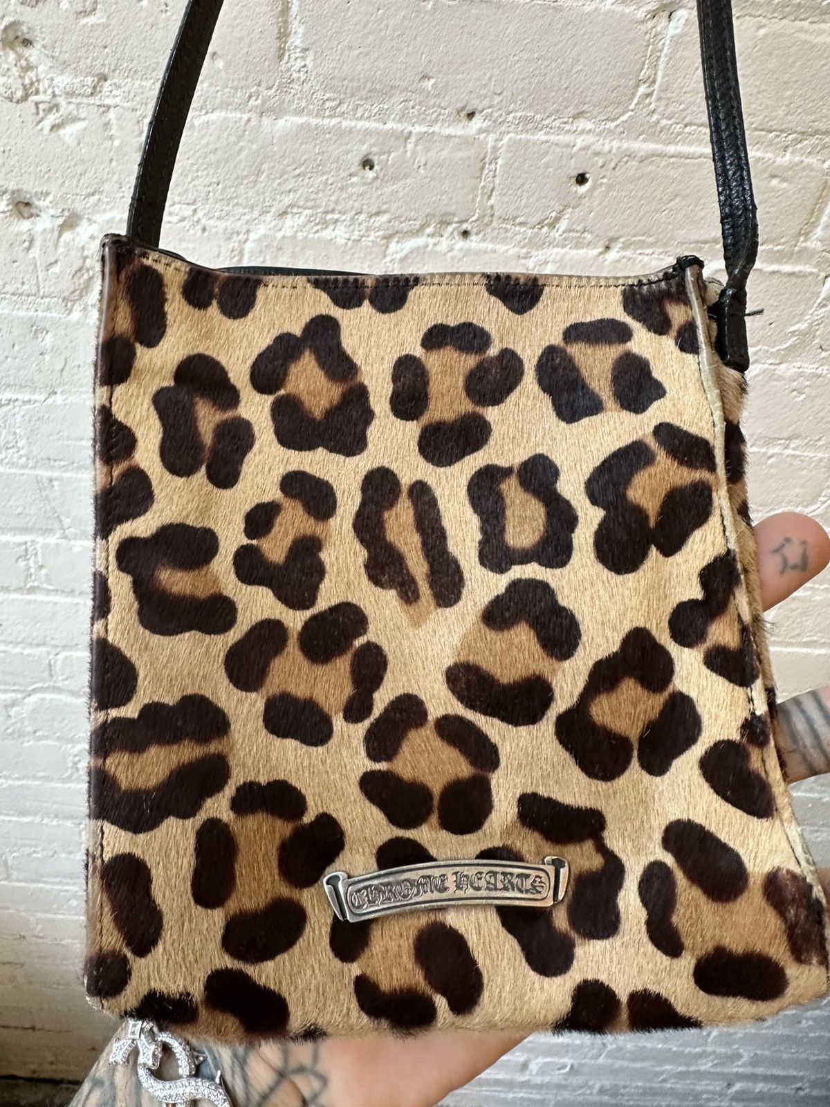 Chrome Hearts Chrome Hearts MINI Leopard Cheetah Cross patch side bag Size ONE SIZE - 6 Thumbnail