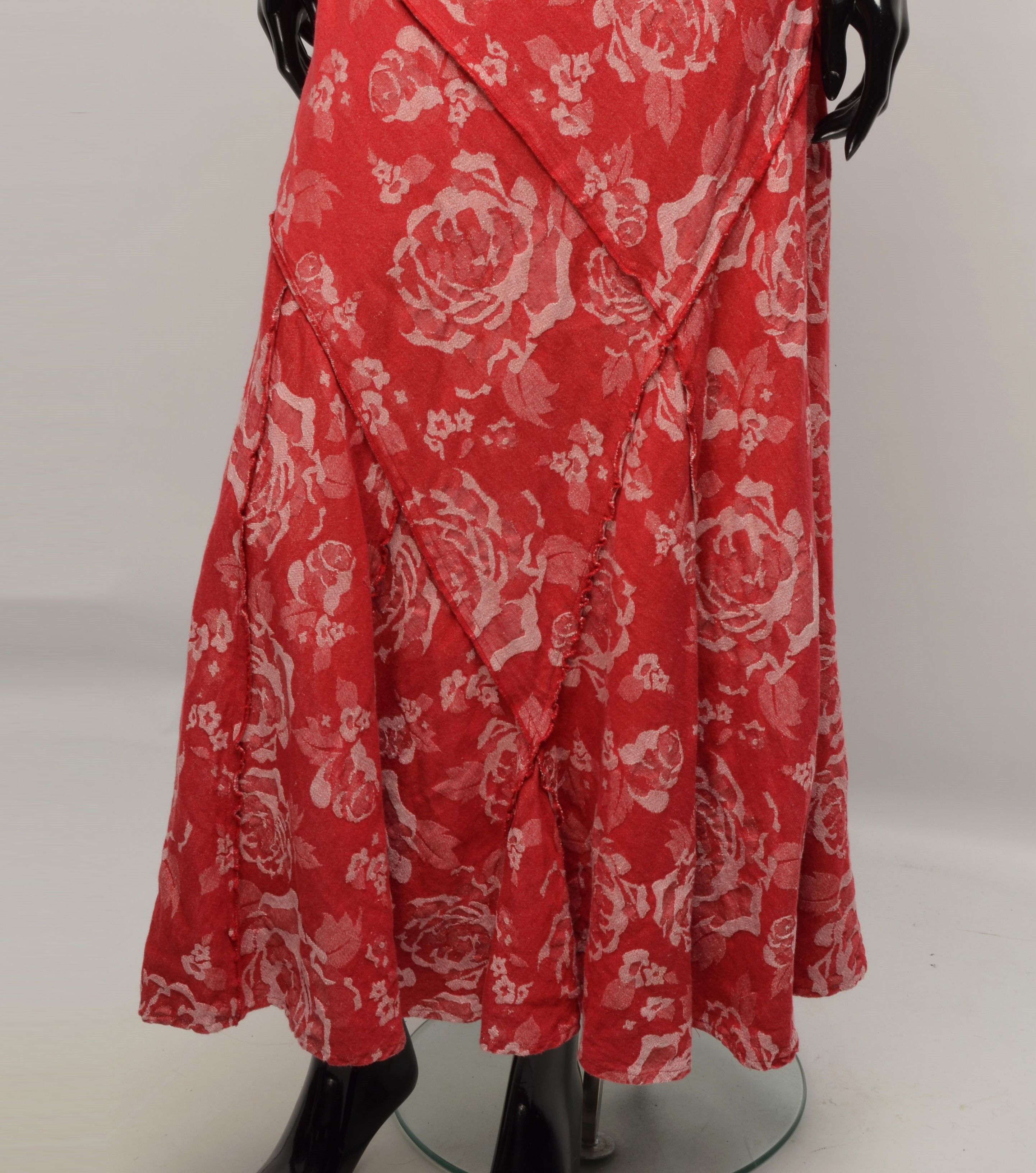 Vintage Vintage Per Una Y2K Fairy Floral Mermaid Skirt Size 29" - 4 Thumbnail