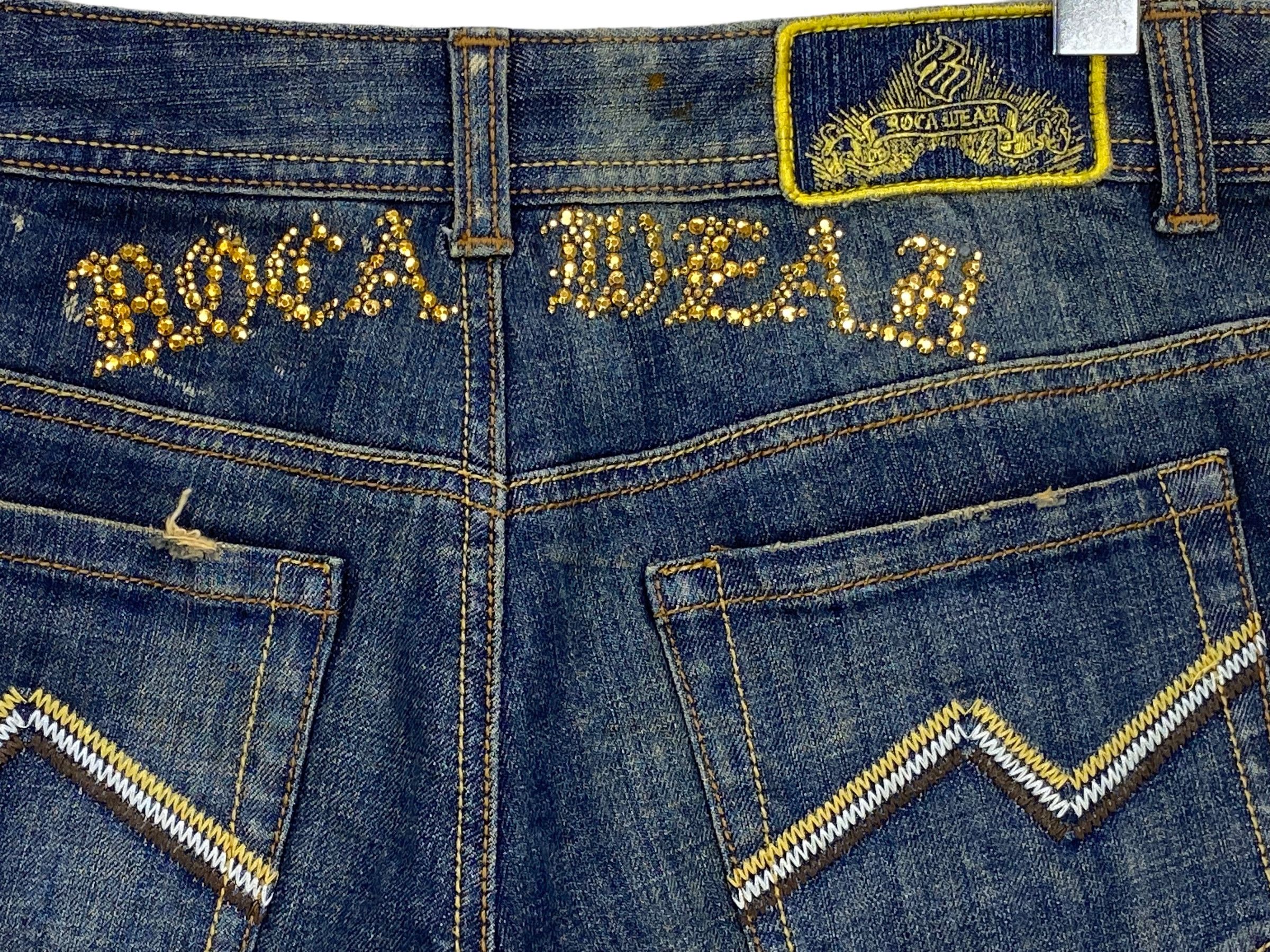 Jay-Z Rocawear Hip Hop Skateboards Flare Jeans Size 28" / US 6 / IT 42 - 13 Thumbnail