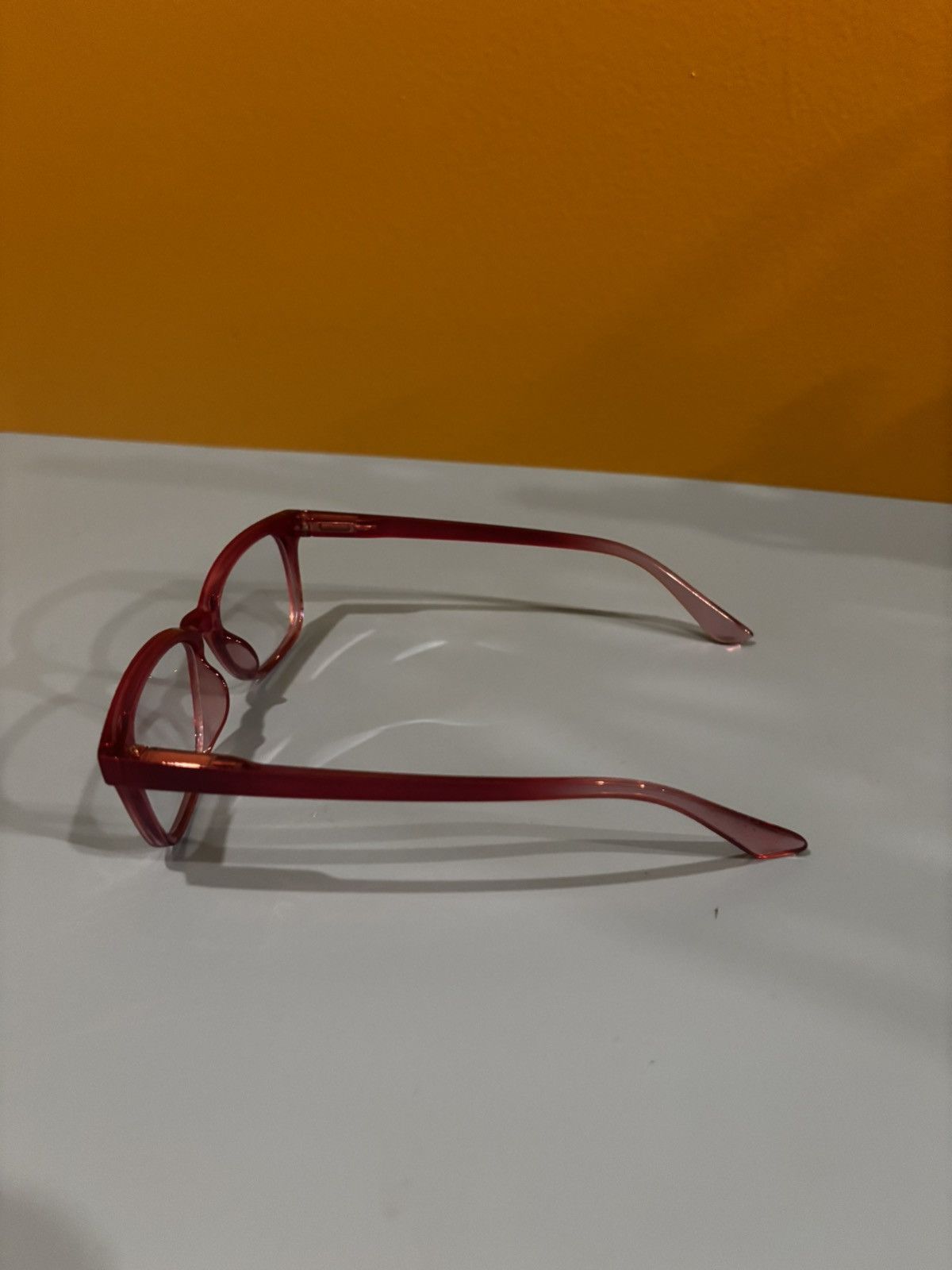 Other Dark pink non prescription glasses0139 Size ONE SIZE - 3 Thumbnail