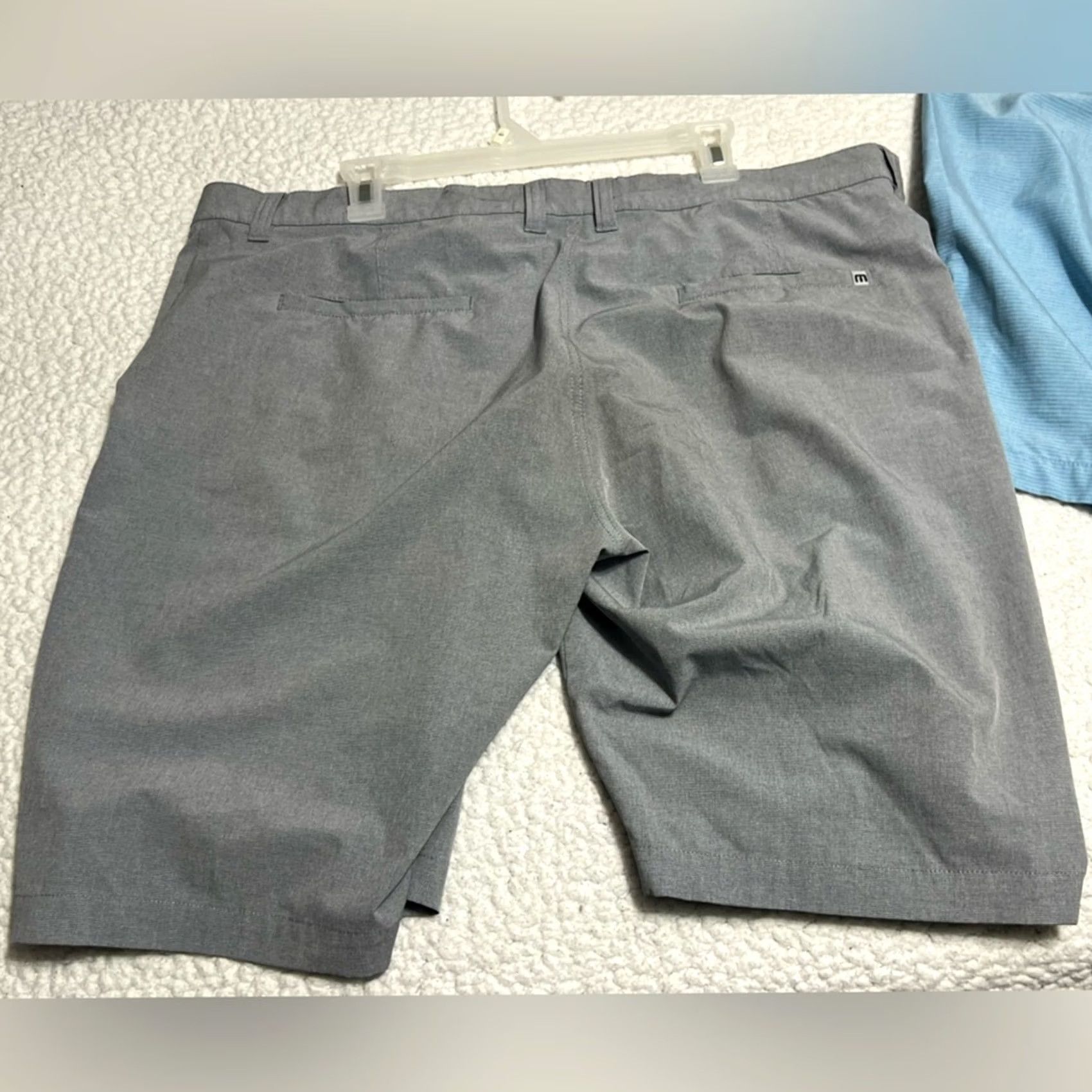 TravisMathew Travis Mathew Men’s Golf Shorts Lot Size 40 Stretch Performance 11” Inseam Gray Chino Regular Mens Size US 40 / EU 56 - 6 Thumbnail