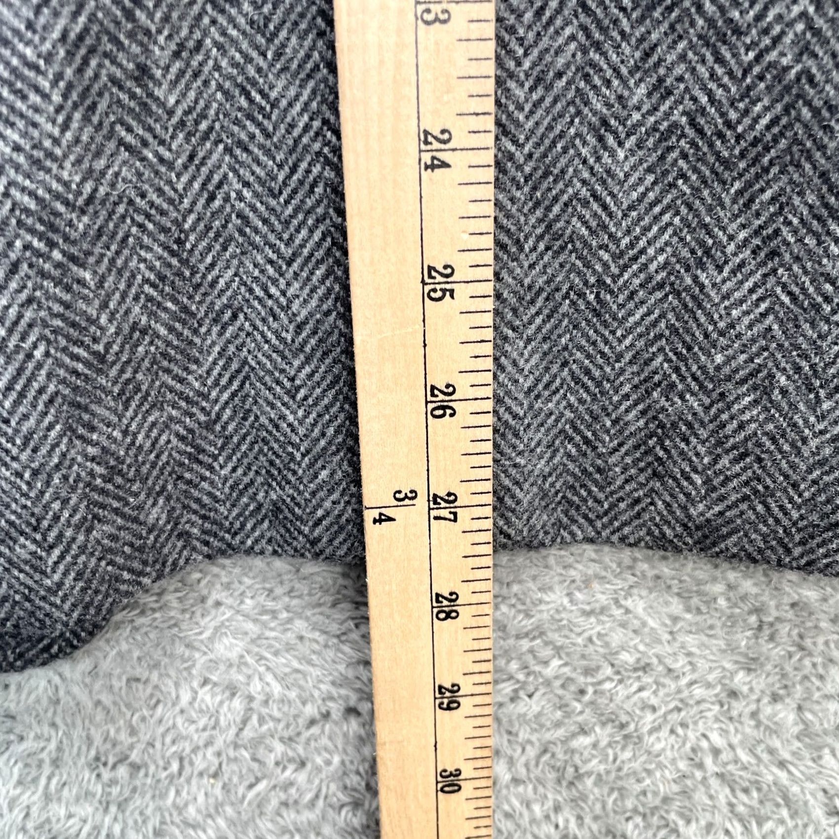 Pendleton VINTAGE Pendleton Jacket Womens Large Gray Blazer Coat Herringbone Wool Academia Size L / US 10 / IT 46 - 7 Thumbnail