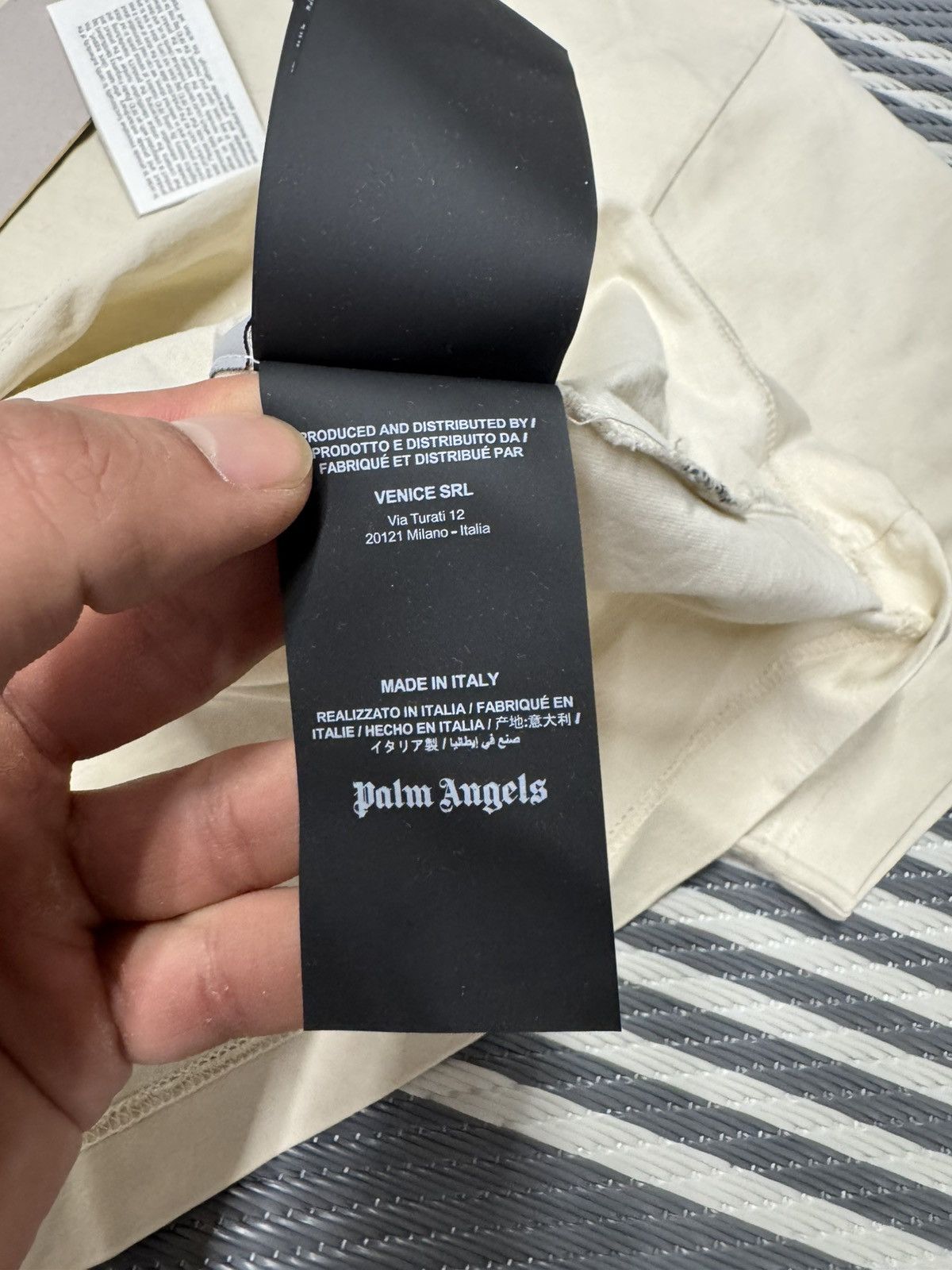 Palm Angels Palm Angels Neck Logo T-Shirt Size US XL / EU 56 / 4 - 5 Thumbnail