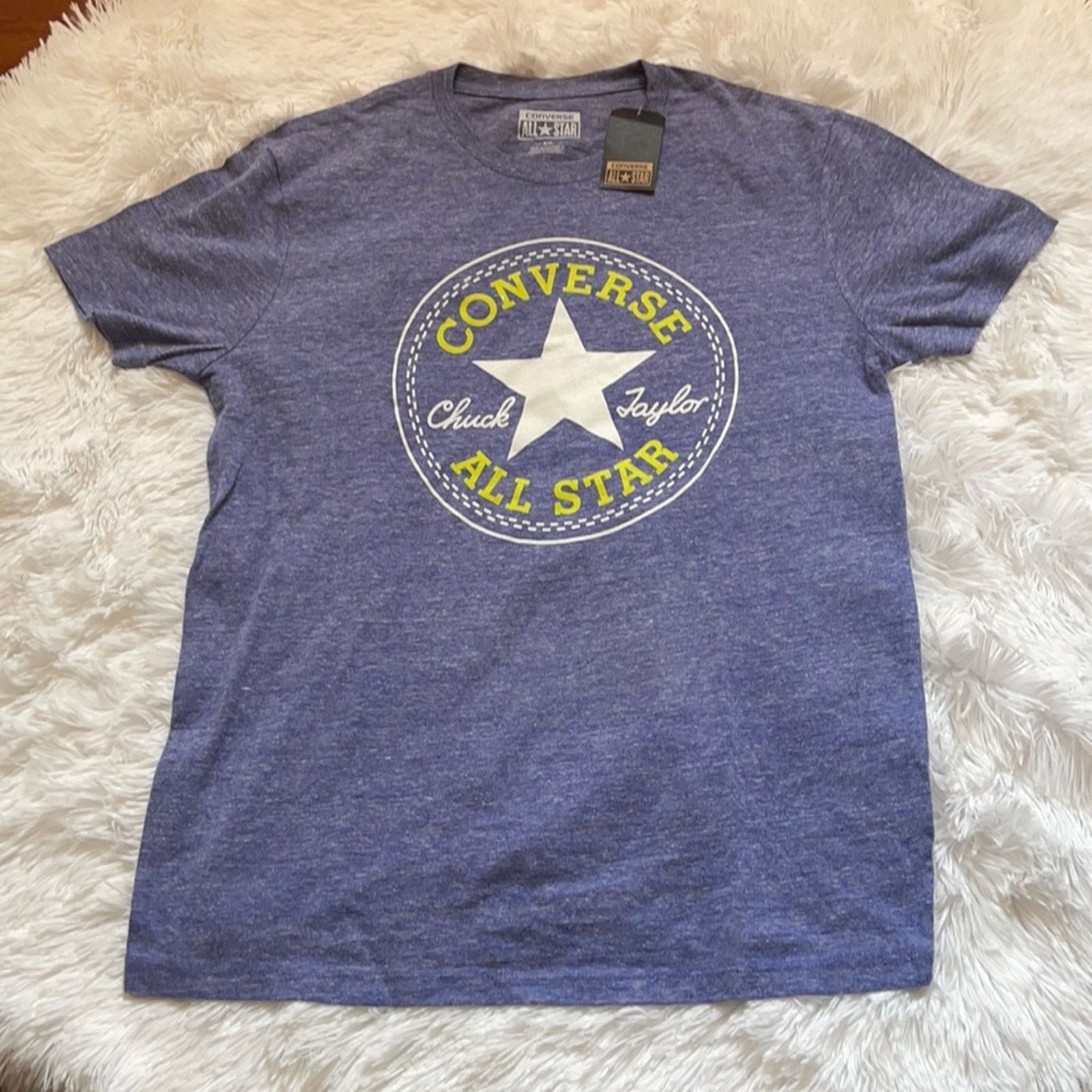 Converse Converse Radio Blue/Green Small T-Shirt Size S / US 4 / IT 40 - 1 Thumbnail