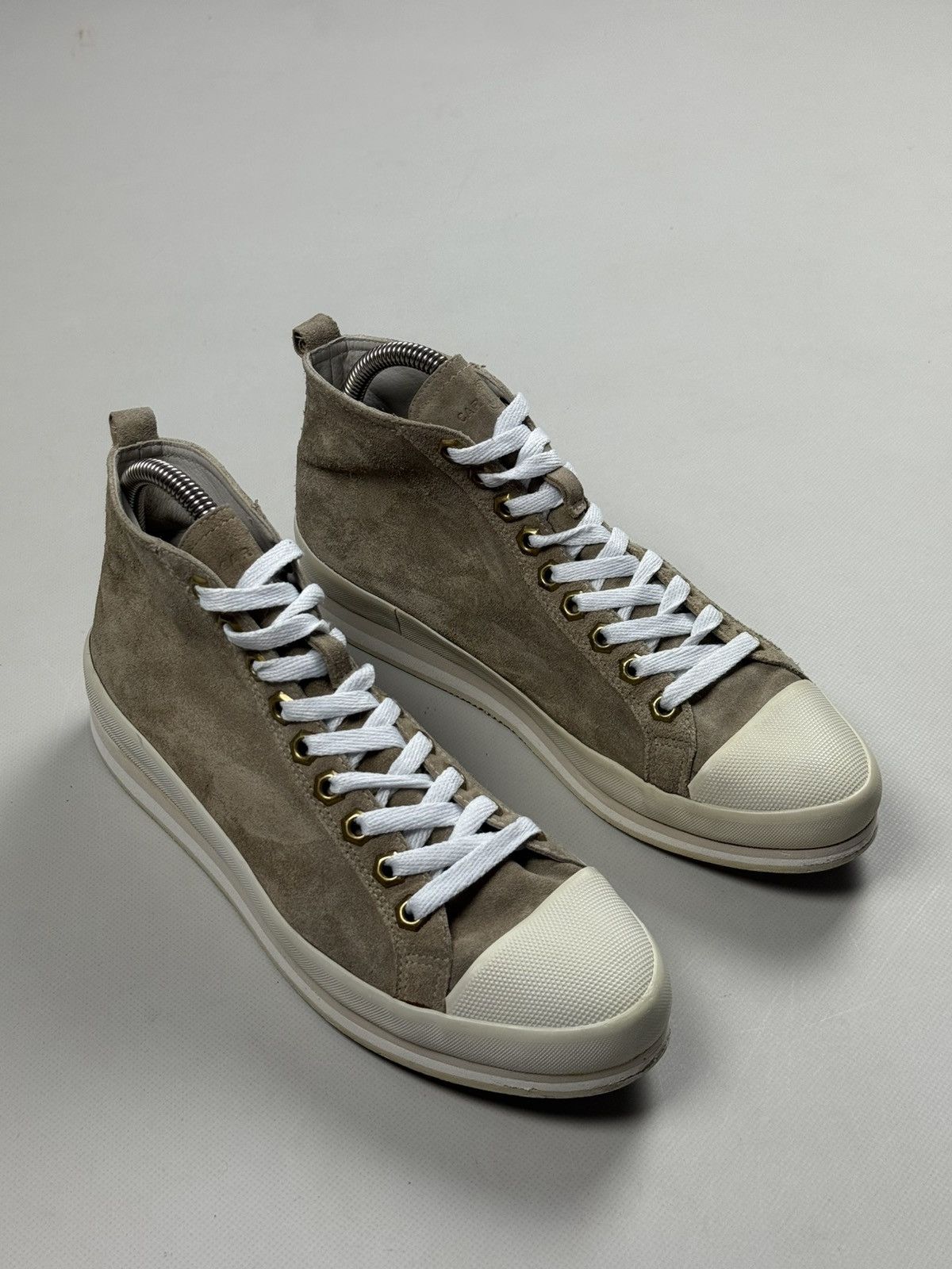 Car Shoe Car Shoe By Prada High Top Suede Lace Up Sneakers Shoes Size US 9 / IT 39 - 1 Thumbnail