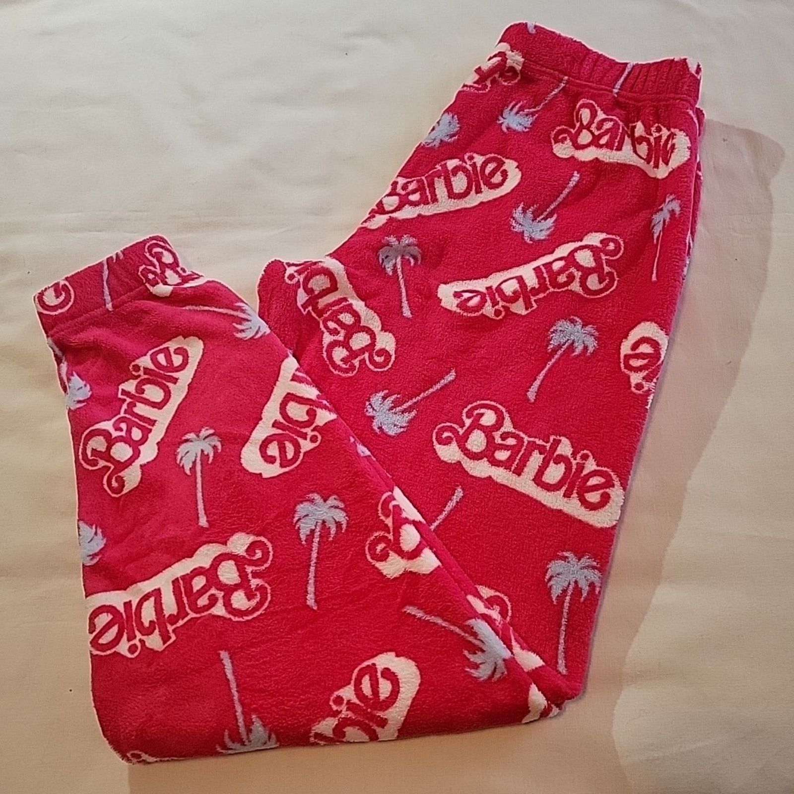 Other New Barbie The Movie Loungewear Set Size M 8-10 Pink Logo Size ONE SIZE - 19 Thumbnail