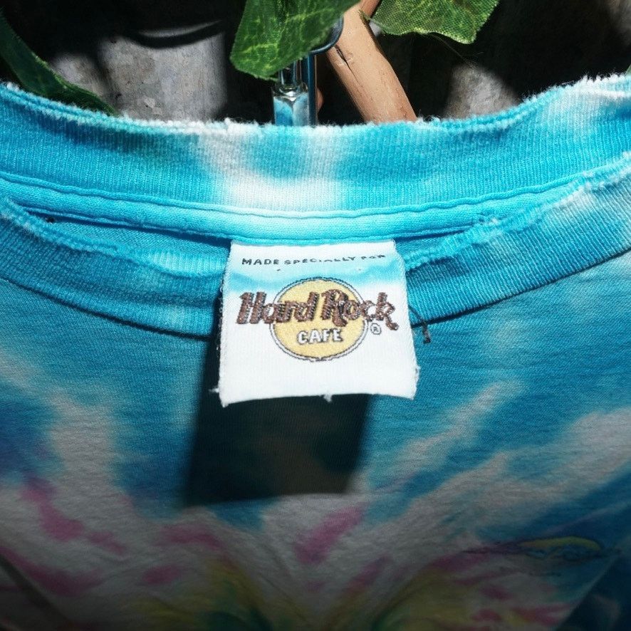 Hard Rock Cafe XL - Vintage Y2K Hard Rock Cafe mexico tie dye 1990s t-shirt Size US XL / EU 56 / 4 - 3 Thumbnail