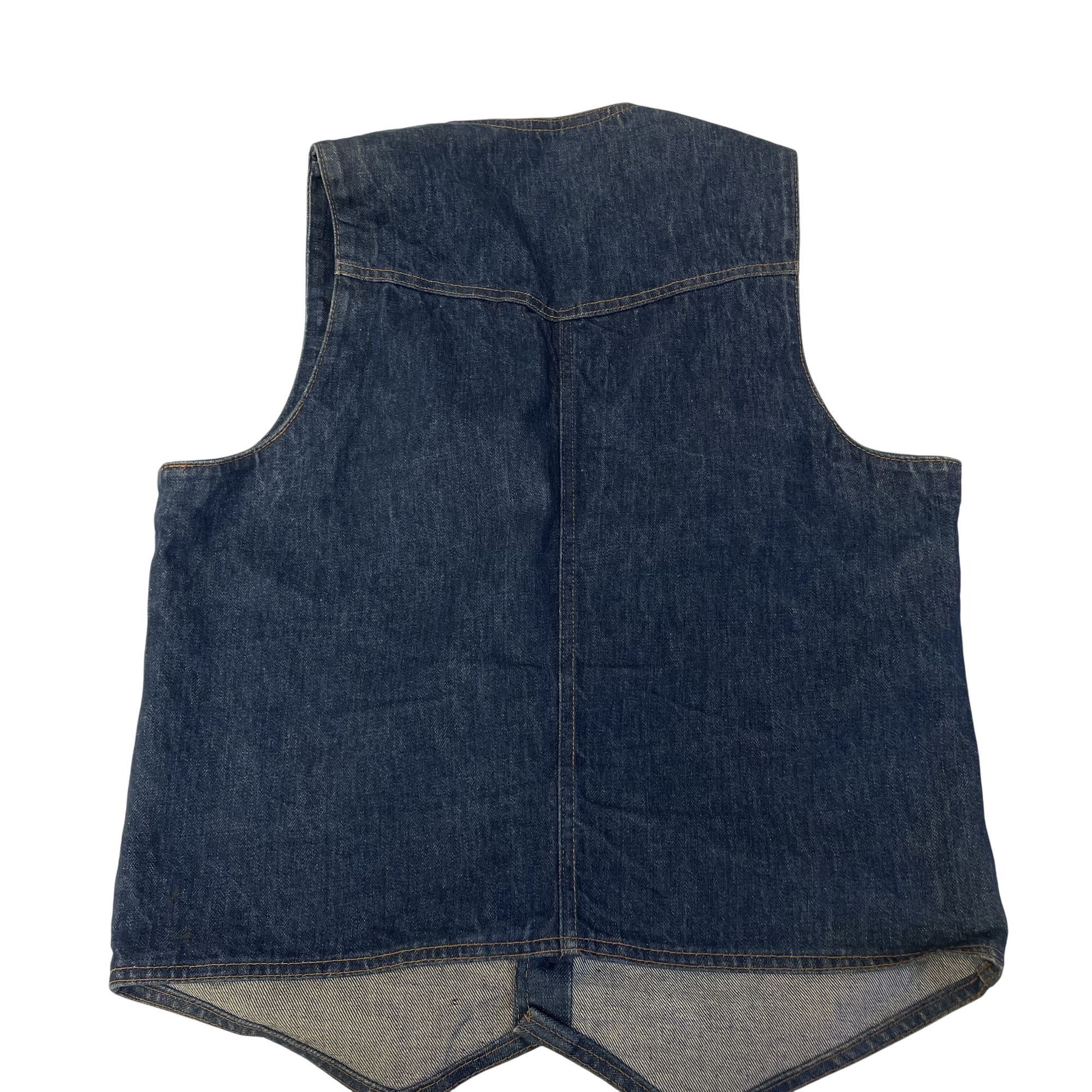 Other Vtg David Hunter Blue Jean Btn Up RODEO Waistcoat Vest Size US L / EU 52-54 / 3 - 2 Thumbnail