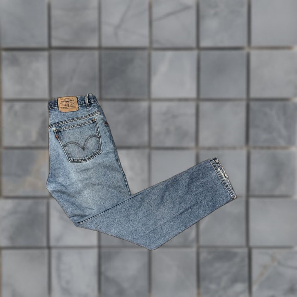 Levi's VINTAGE Levi’s Orange Tab Denim Jeans Light Blue 32x32 Distressed Straight Men 32 Inseam Jeans Blue Mens Size US 32 / EU 48 - 1 Thumbnail