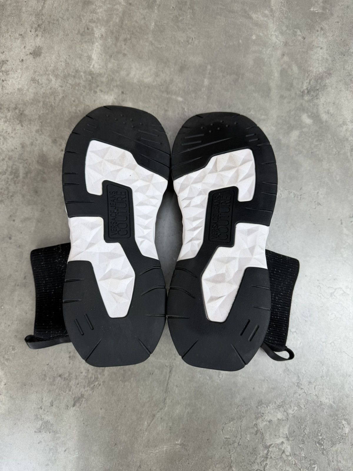 Versace Jeans Couture Versace Jeans Couture Sock Sneakers Black Logo Knit Size 40 Size US 10 / IT 40 - 12 Thumbnail