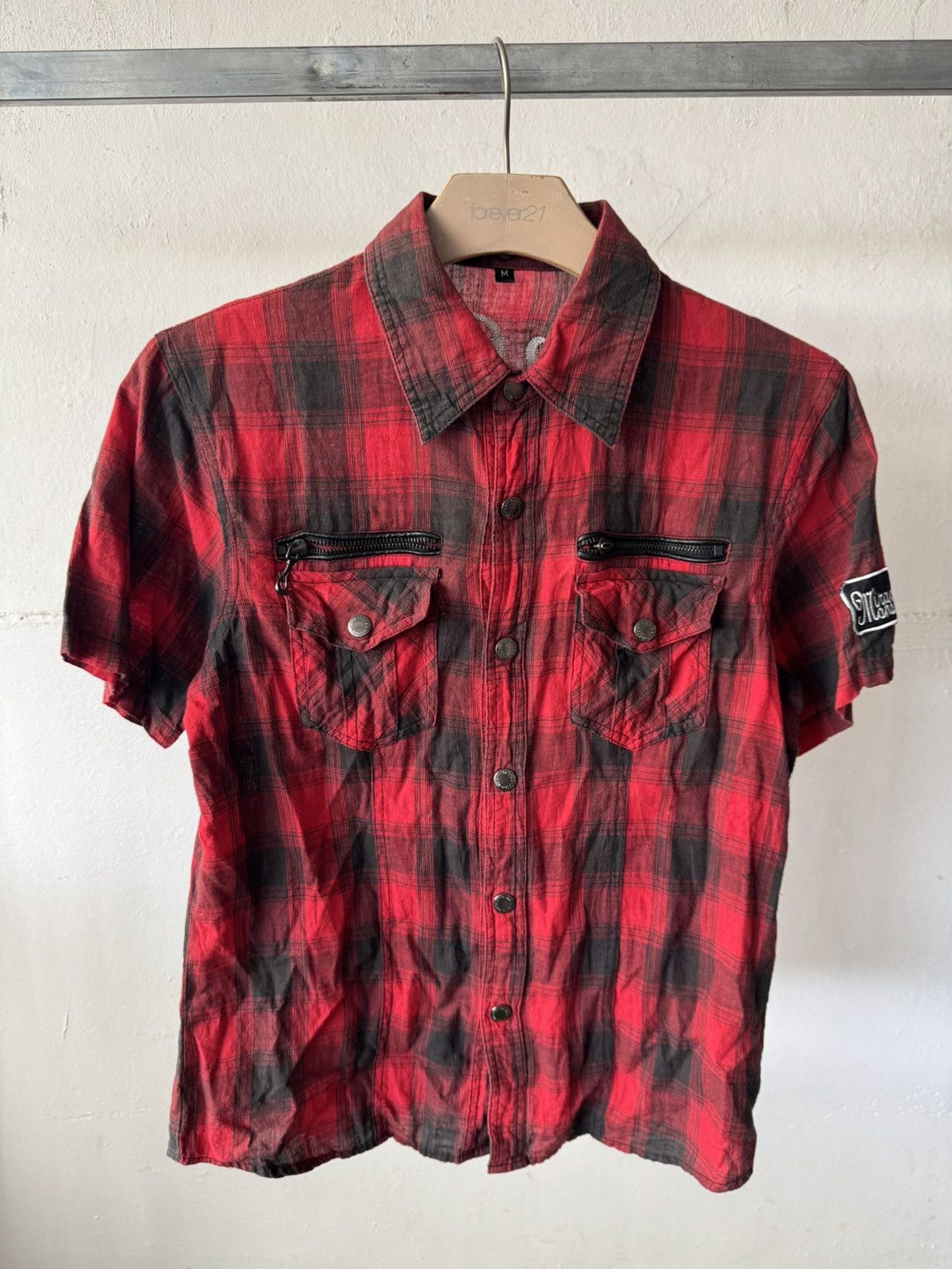 If Six Was Nine In the attic punk poem y2k button shirt Size US M / EU 48-50 / 2 - 5 Thumbnail