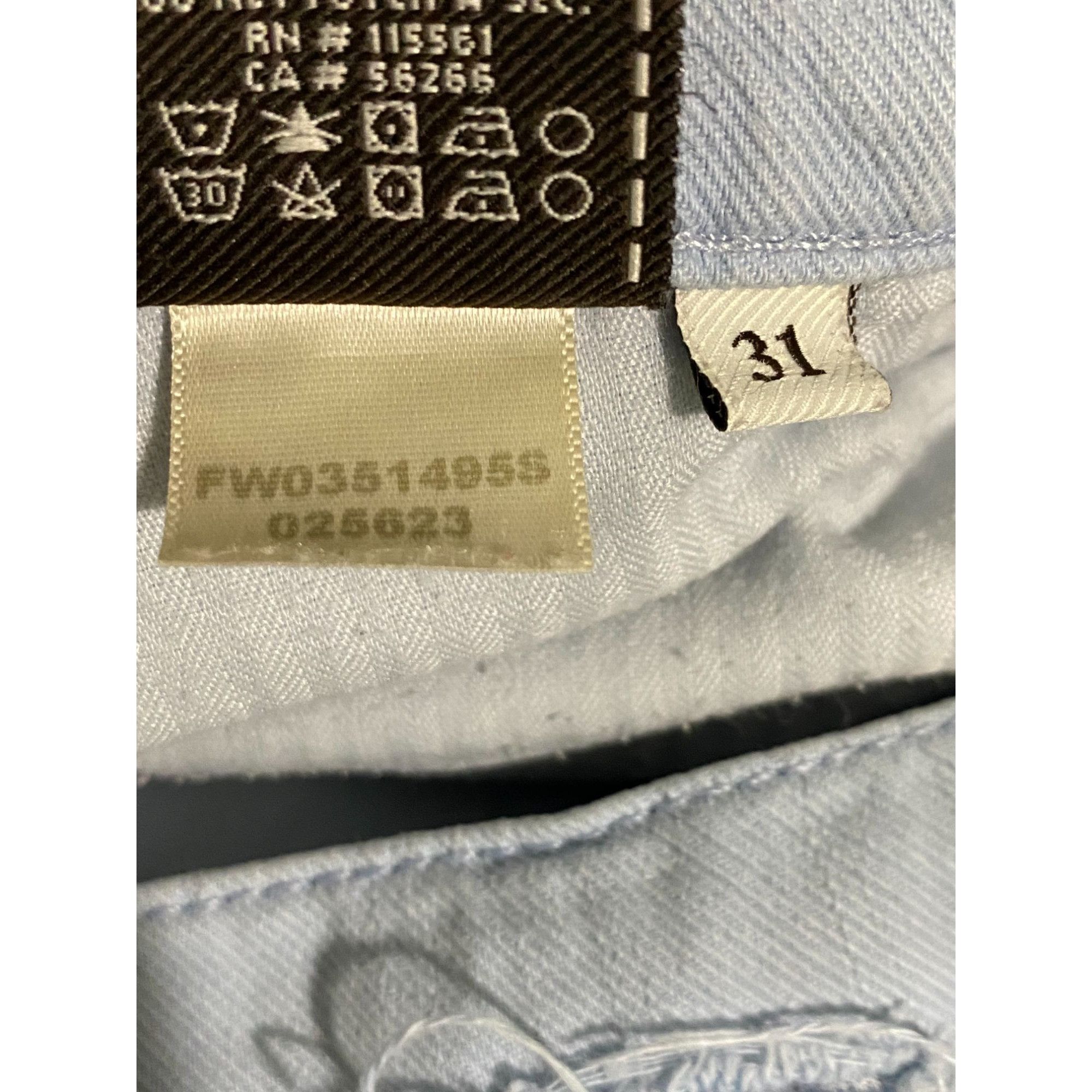 Other Seven for All Mankind Slim Tapered Denim Jeans Blue 32x28 Wo Size 32" / US 10 / IT 46 - 4 Thumbnail