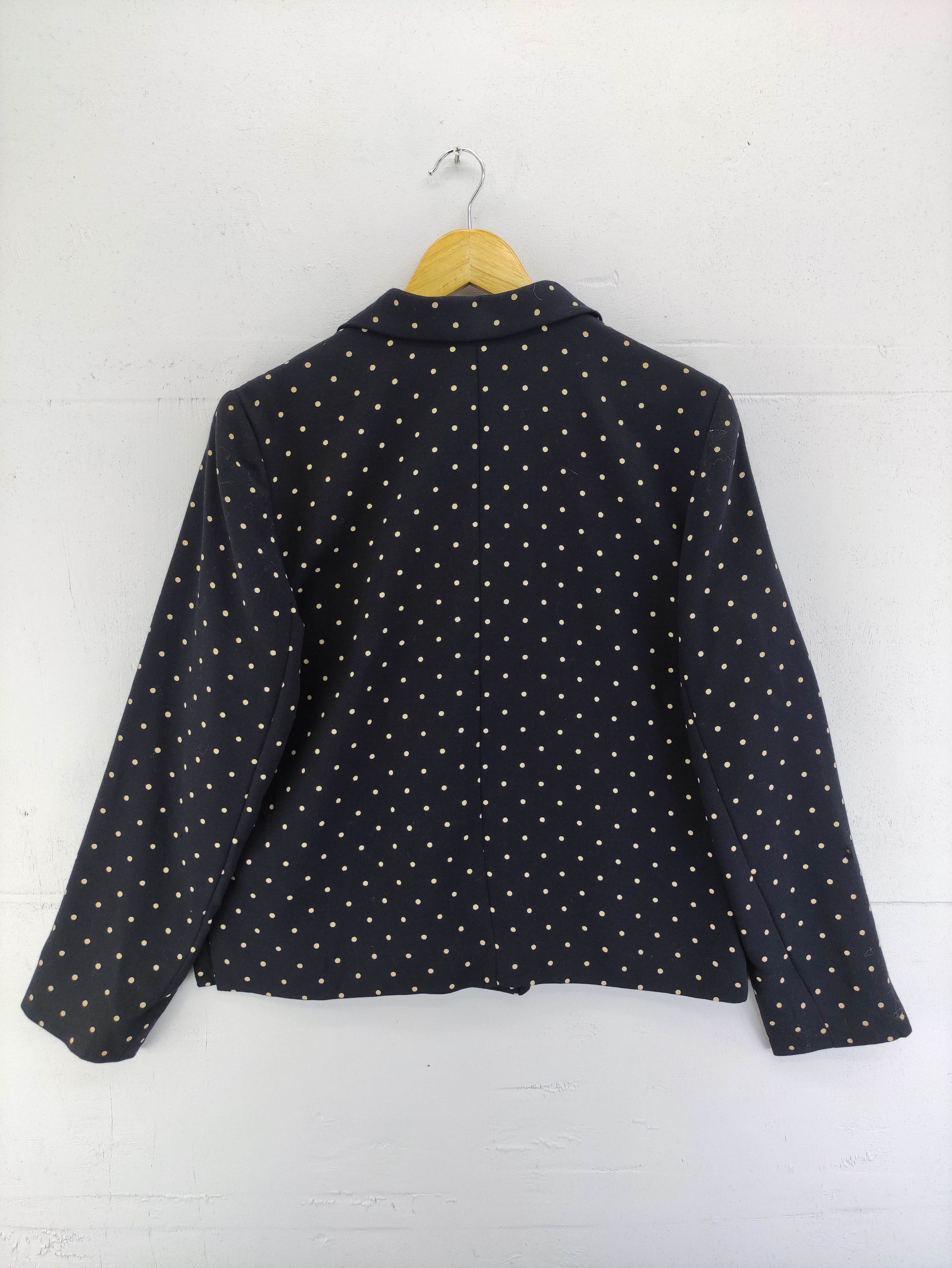 Kenzo Vintage Kenzo Paris Wool Polka Dot Blazer Jacket Size M / US 6-8 / IT 42-44 - 9 Thumbnail