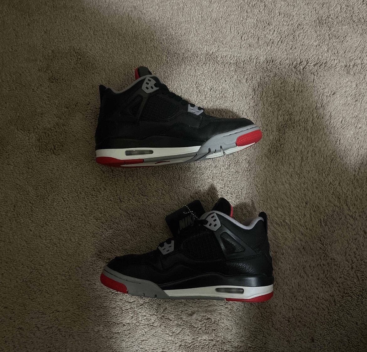 Jordan Brand Jordan 4 Bred Reamagined Size US 6.5 / EU 39-40 - 1 Thumbnail
