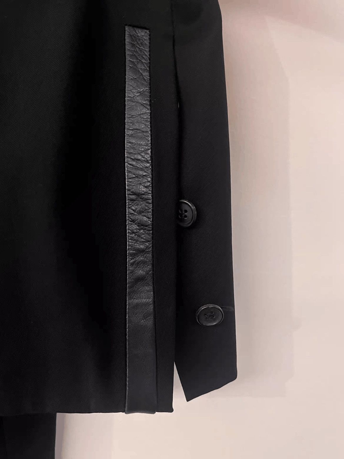 Dior Dior Sz 54 Dior Homme 03SS Single Button Leather Joint Jac Size US L / EU 52-54 / 3 - 5 Thumbnail
