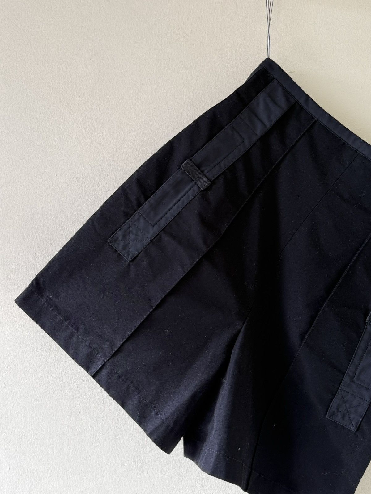 Hermes Hermes Cotton Craquant Black Women’s Black Short Size 25" / US 0 / IT 36 - 3 Thumbnail