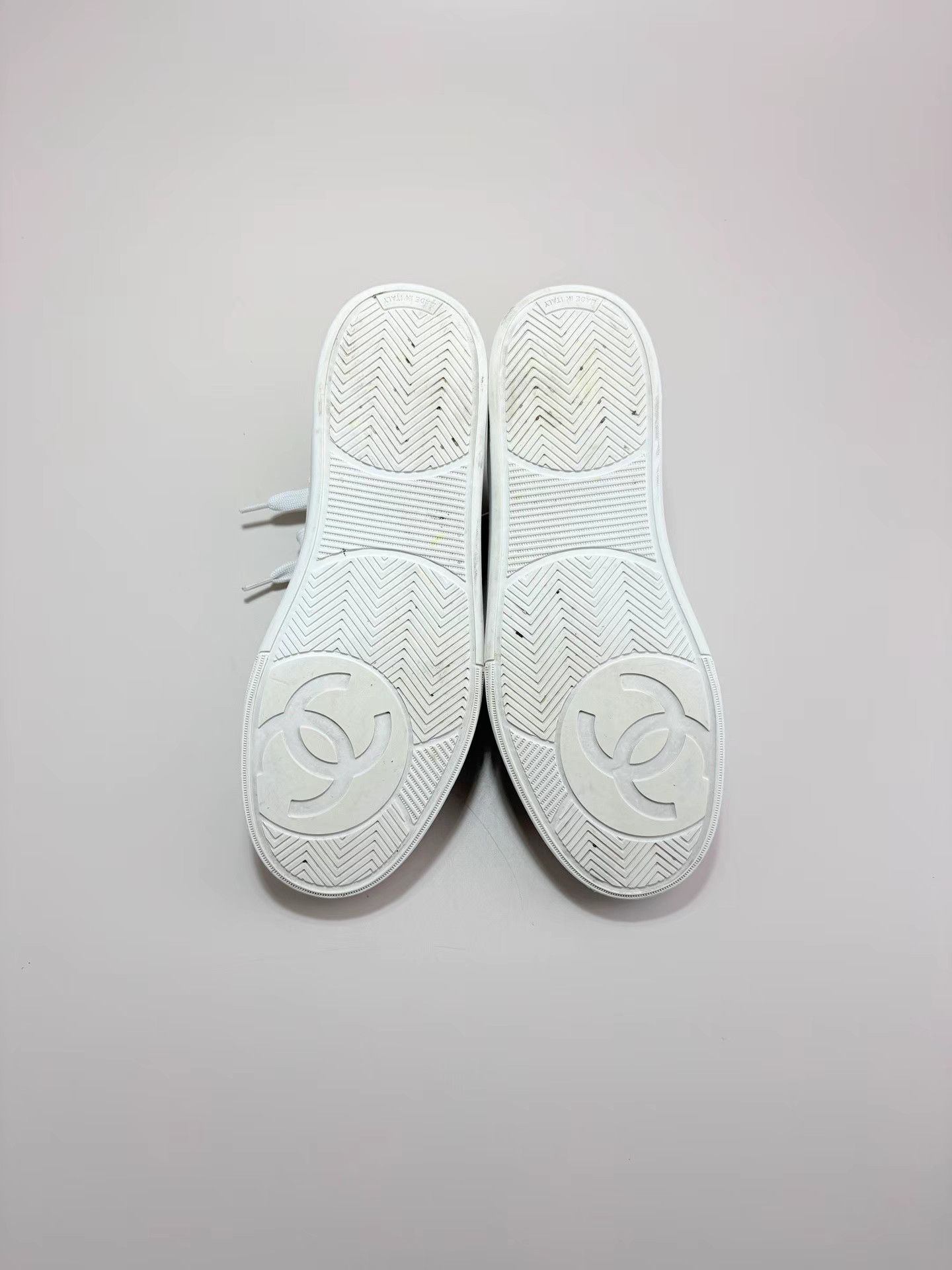 Chanel CHANEL Letter Logo White Shoes K1 Size US 9 / IT 39 - 6 Thumbnail