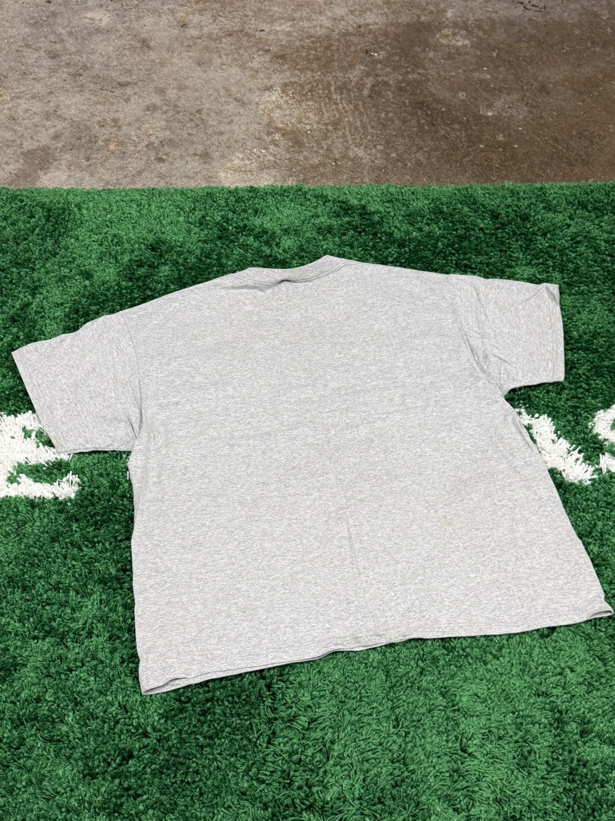 Nike Vintage Nike Fossil Swoosh Logo Tee 2XL XXL Grey Size US XXL / EU 58 / 5 - 5 Thumbnail