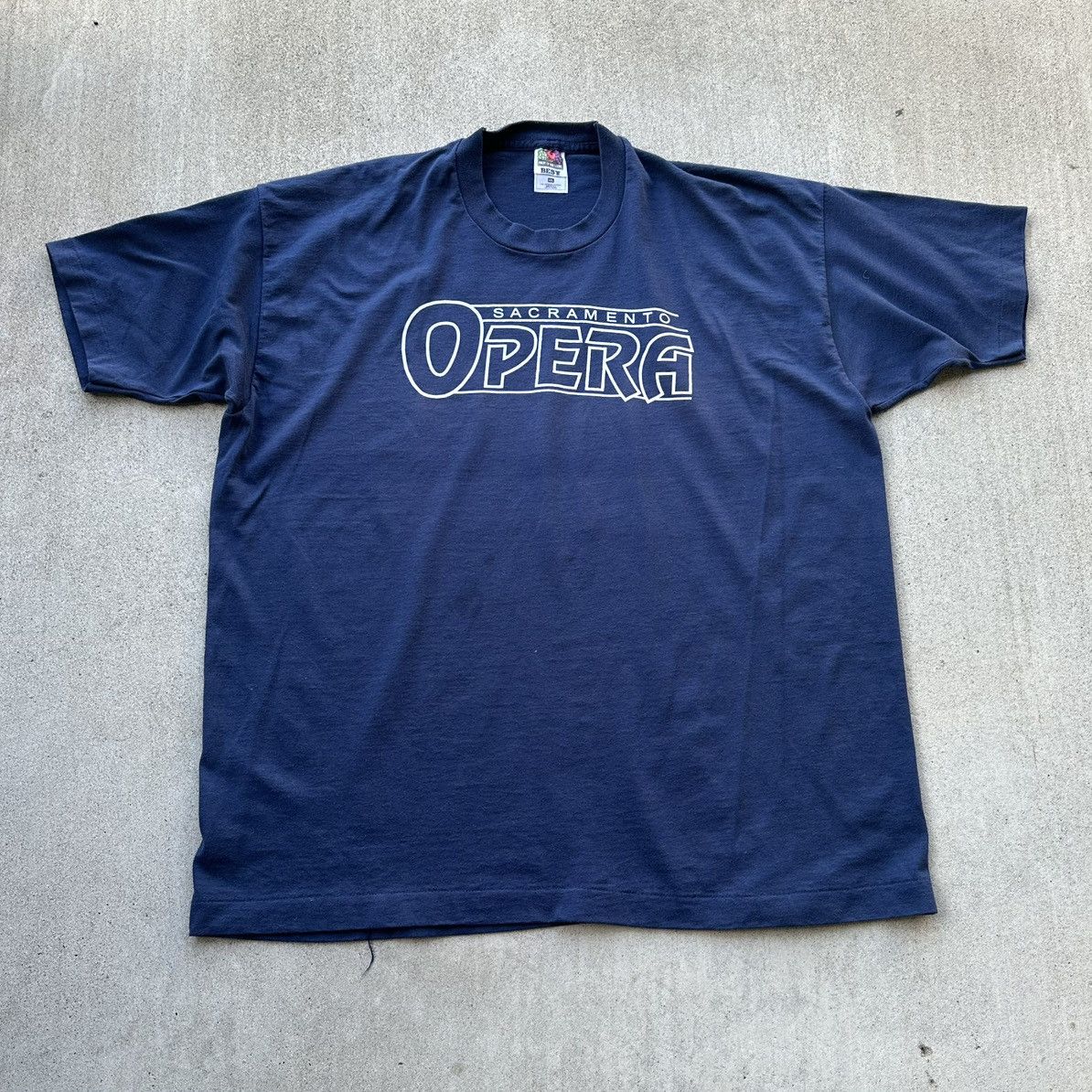 Band Tees Vintage Sacramento Opera T Shirt 90s USA Fruit Of The Loom Size US XXL / EU 58 / 5 - 1 Thumbnail