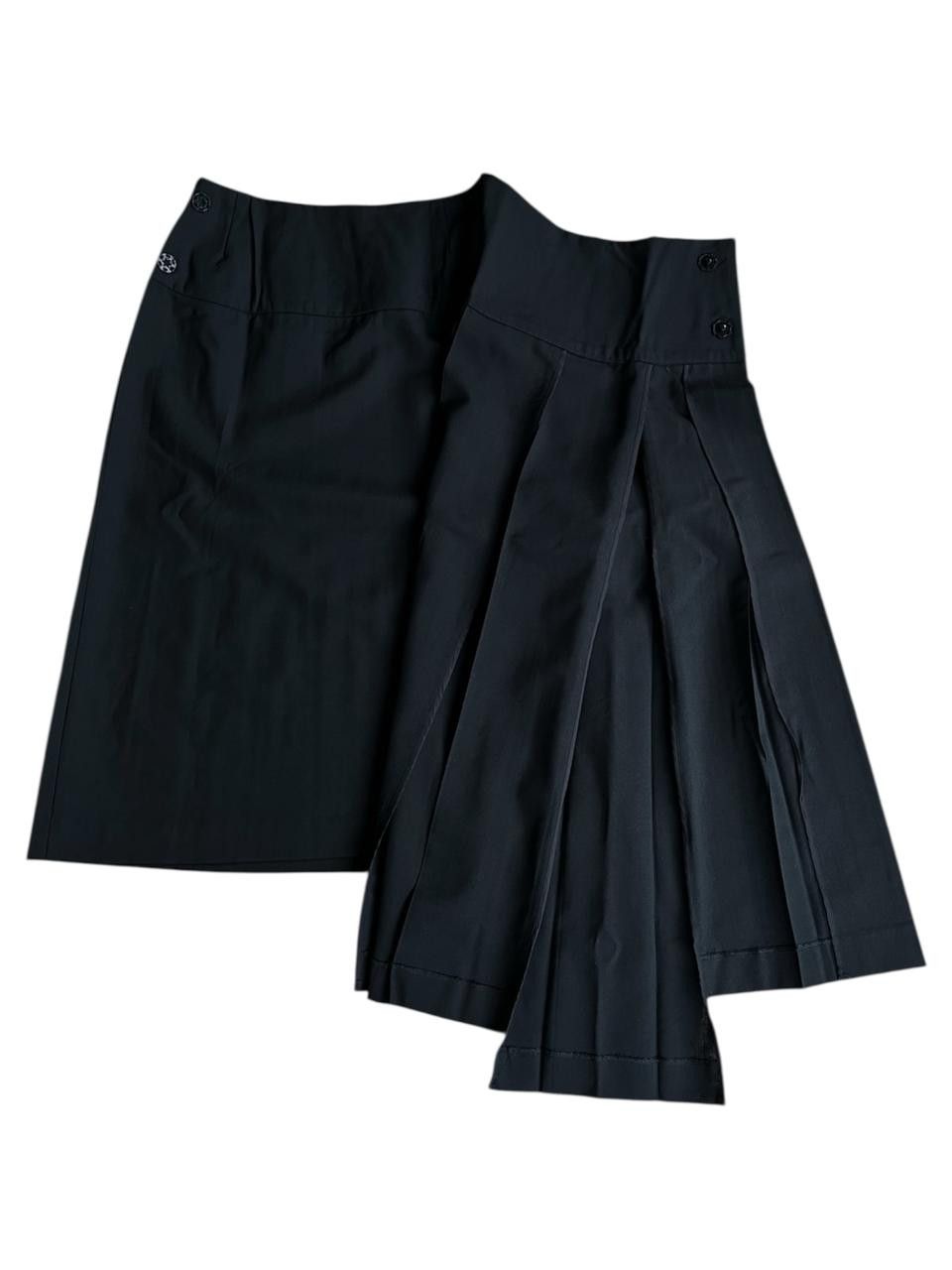 Yohji Yamamoto × Yuji Yamada Japanese Brand Yuji Yamada Pleated Skirt Size 26" / US 2 / IT 38 - 4 Thumbnail