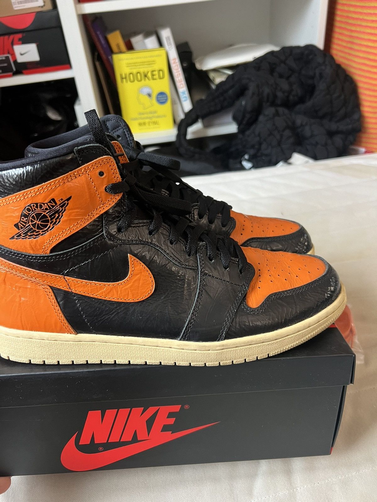 Jordan Brand × Nike Nike Air Jordan High Shattered Backboard 3.0 Size US 11.5 / EU 44-45 - 3 Thumbnail