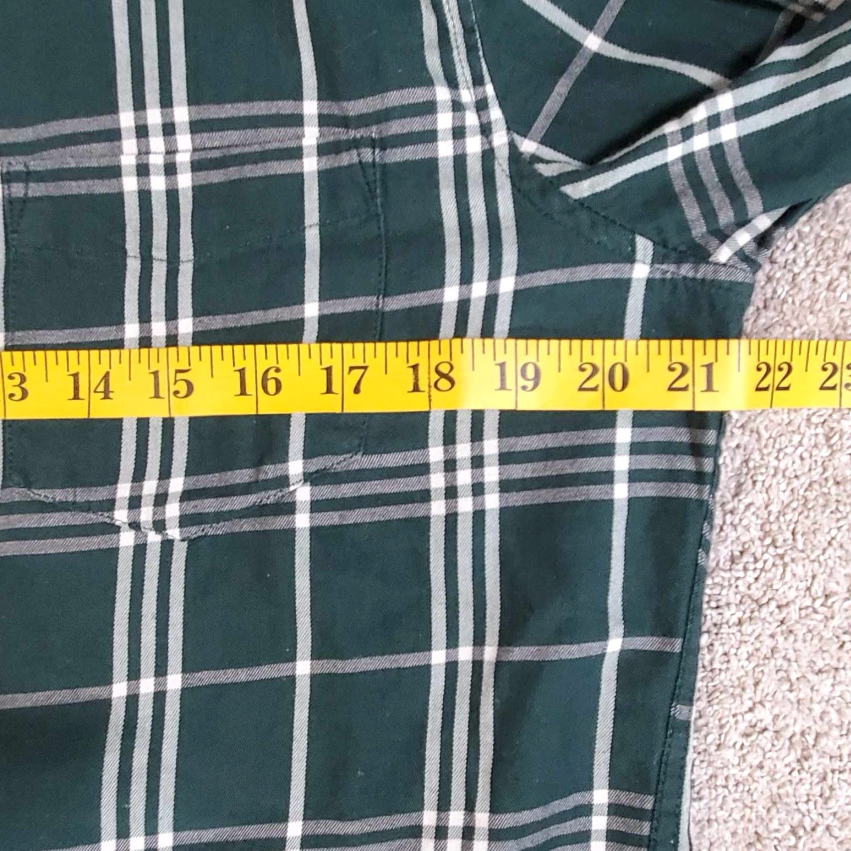 Ben Sherman Ben Sherman Button-Up Shirt Mens M Long Sleeve Plaid Green Cotton Button-Down Shirt Size US M / EU 48-50 / 2 - 6 Thumbnail