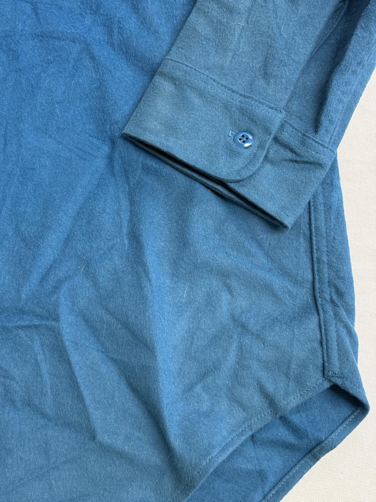 Woolrich Woolen Mills Vintage Woolrich LS Button Up Made in USA Flannel Blue XXL Size US XXL / EU 58 / 5 - 4 Thumbnail