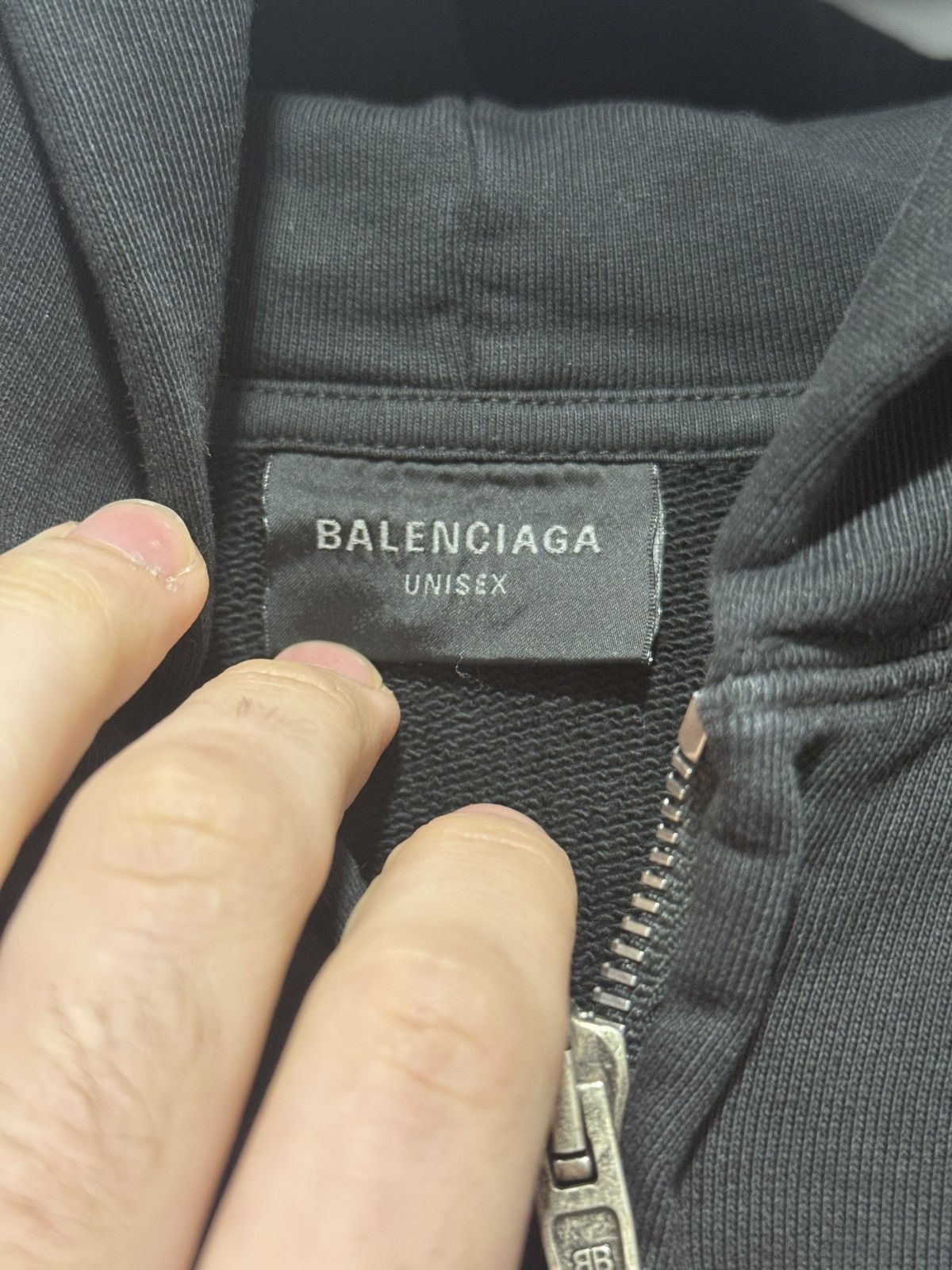Balenciaga Mudshow “Paris” Washed Hoodie Size US XS / EU 42 / 0 - 5 Thumbnail