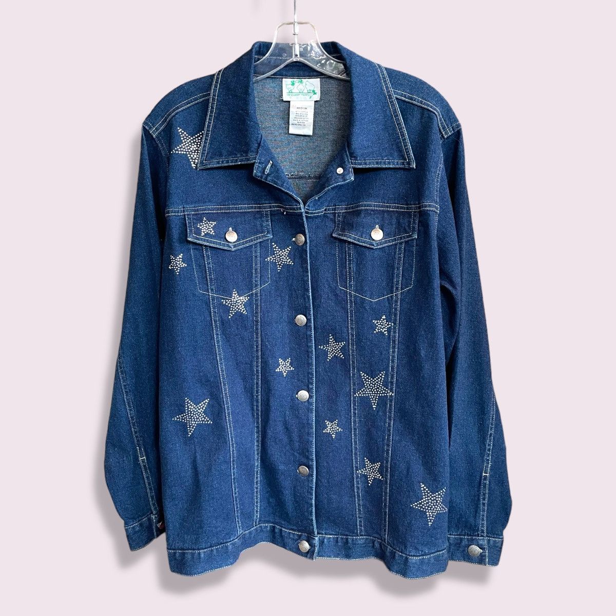 Quacker Factory × Vintage Quacker Factory Denim Jacket Size M / US 6-8 / IT 42-44 - 1 Thumbnail