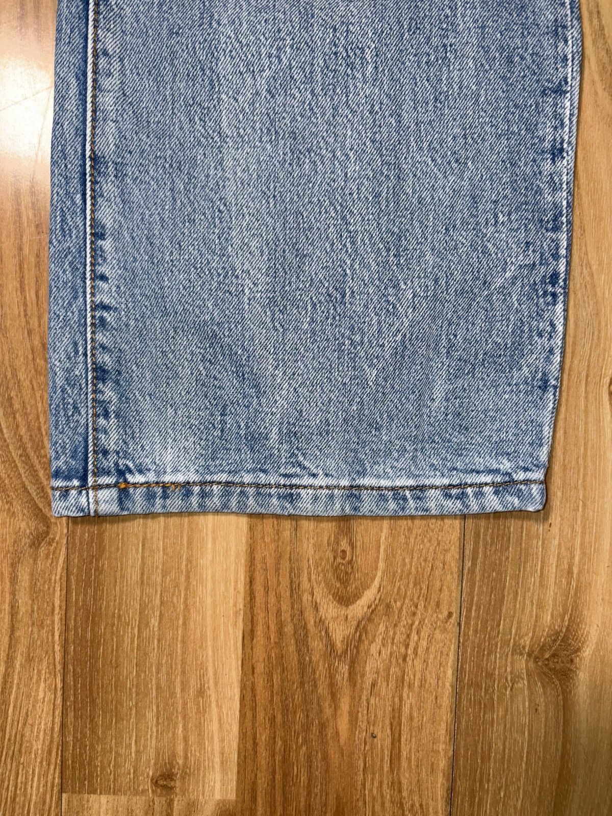 Levi's Levi's Distressed Straight Jeans Built-in Drawstring 32x32 Size US 32 / EU 48 - 7 Thumbnail