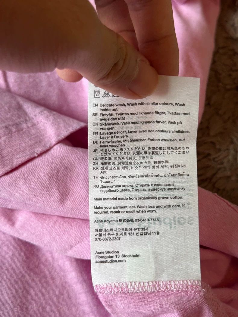 Acne Studios acne studios Pink short sleeves 2506-Nextarrow Size US M / EU 48-50 / 2 - 4 Thumbnail