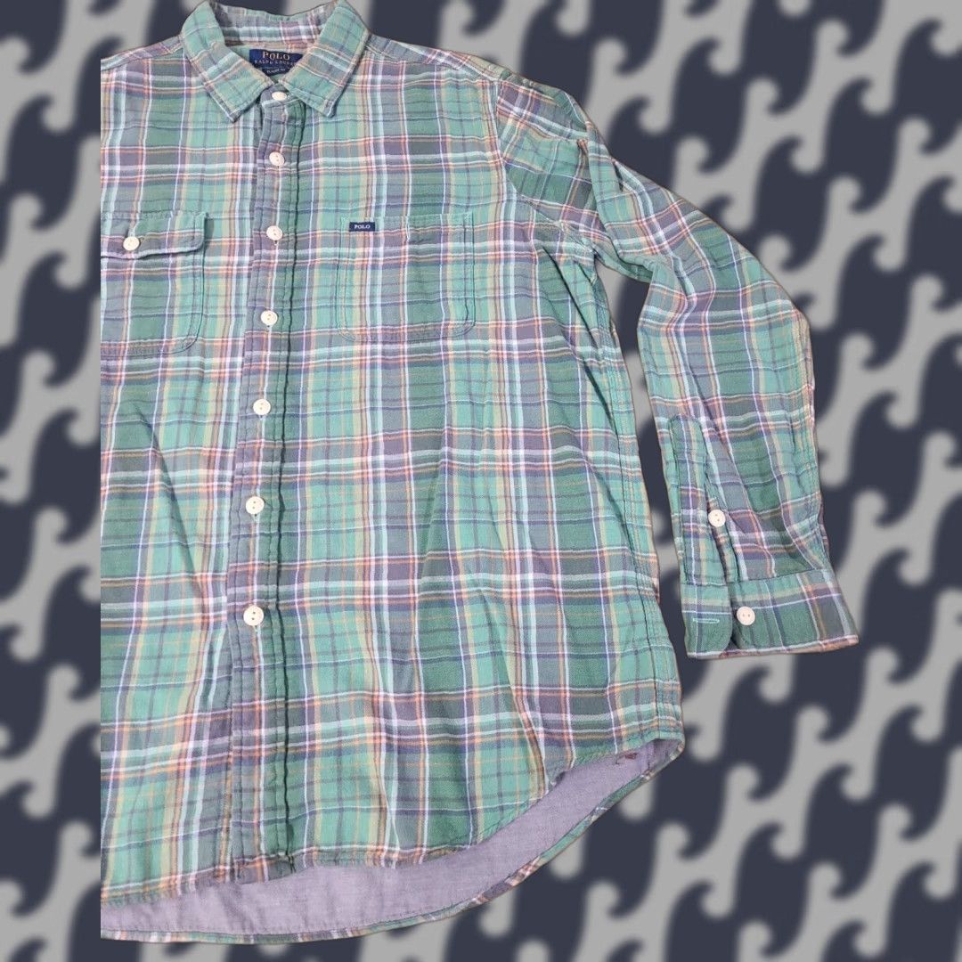 Polo Ralph Lauren Polo Ralph Lauren Flannel Shirt Men's XL Colorful Plaid Button Up Classic Fit Size US XL / EU 56 / 4 - 1 Thumbnail