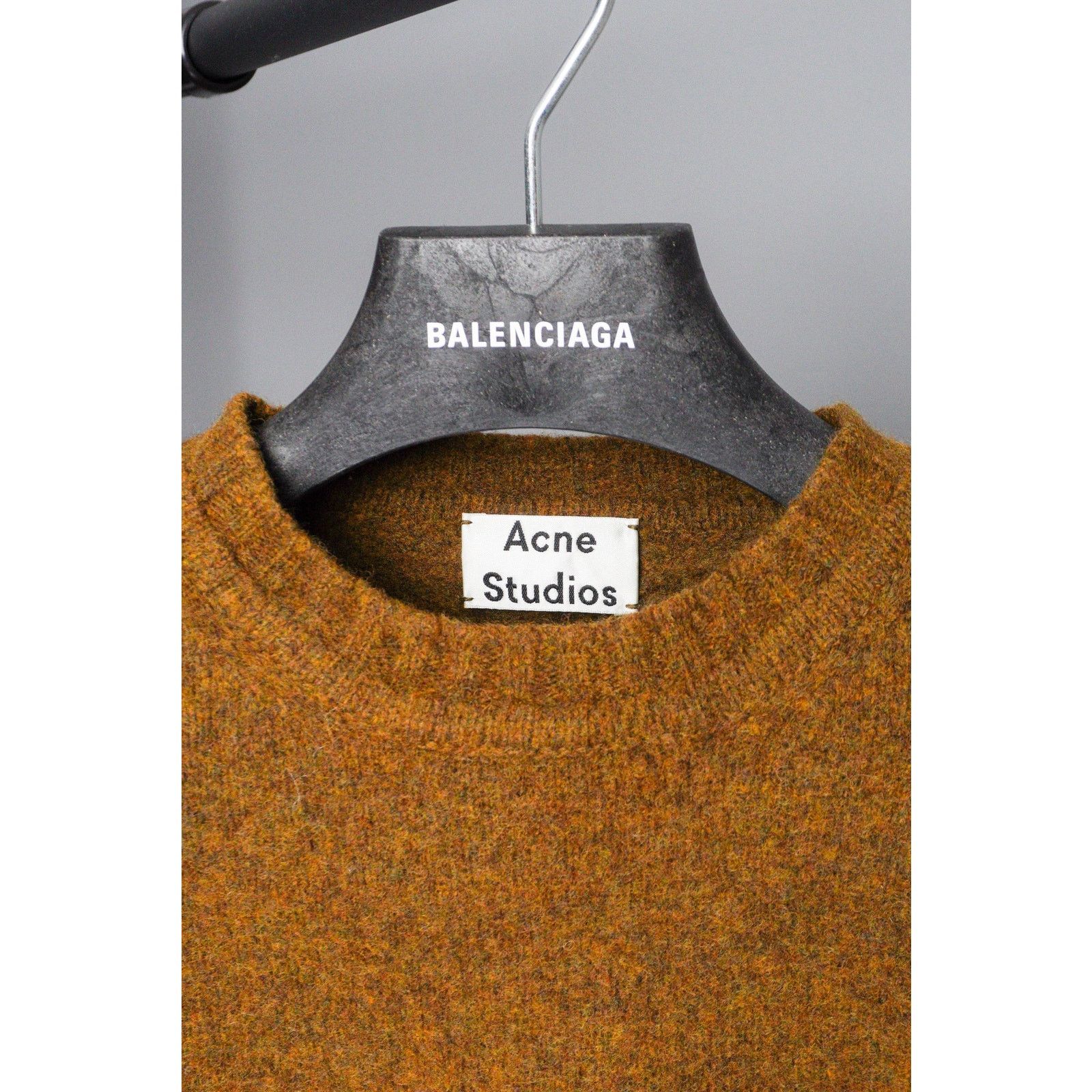 Acne Studios Acne studios brown knitted wool crewneck sweater Size XS / US 0-2 / IT 36-38 - 4 Thumbnail
